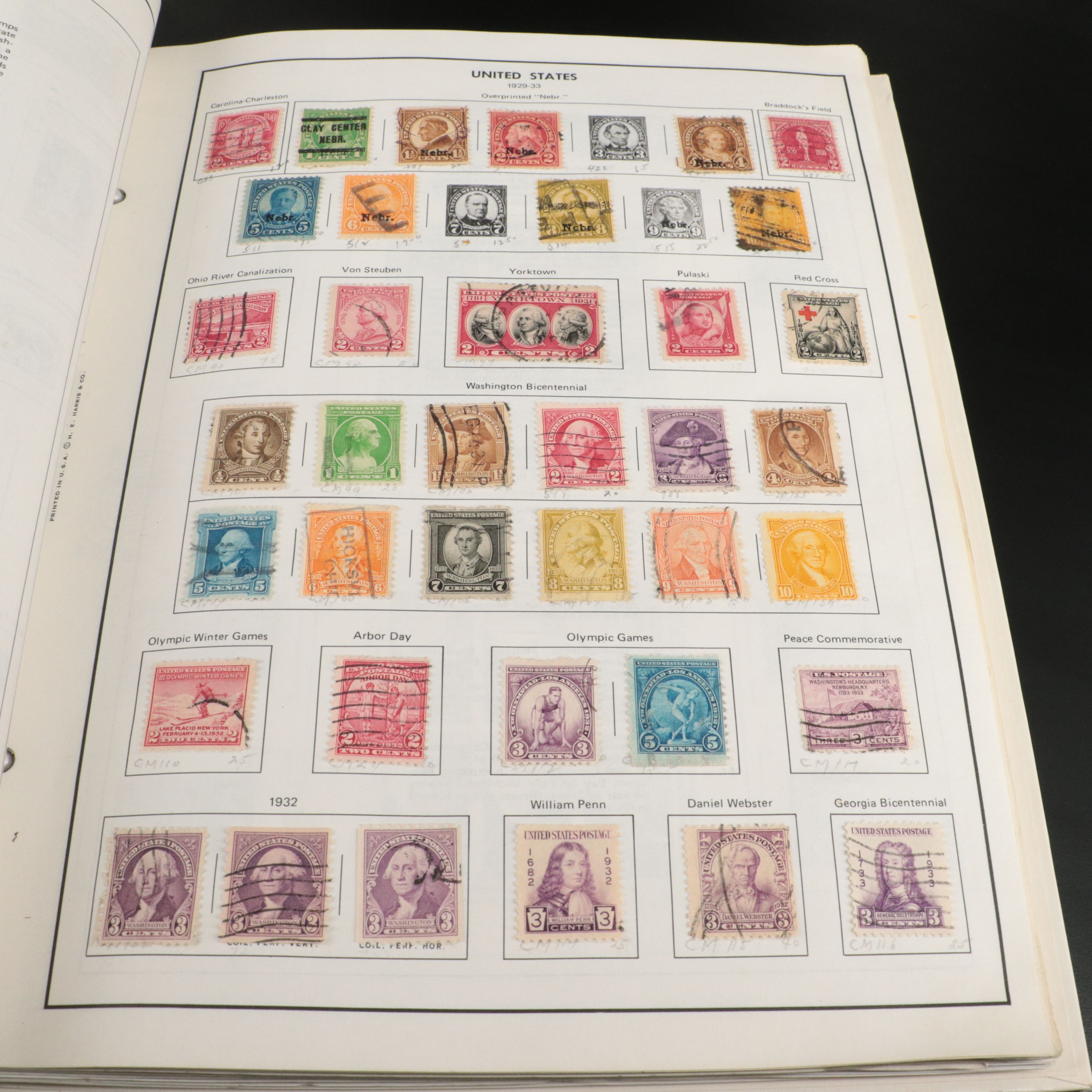 Antique to Vintage U.S. Postage Stamp Collection, 1861 to 1980s