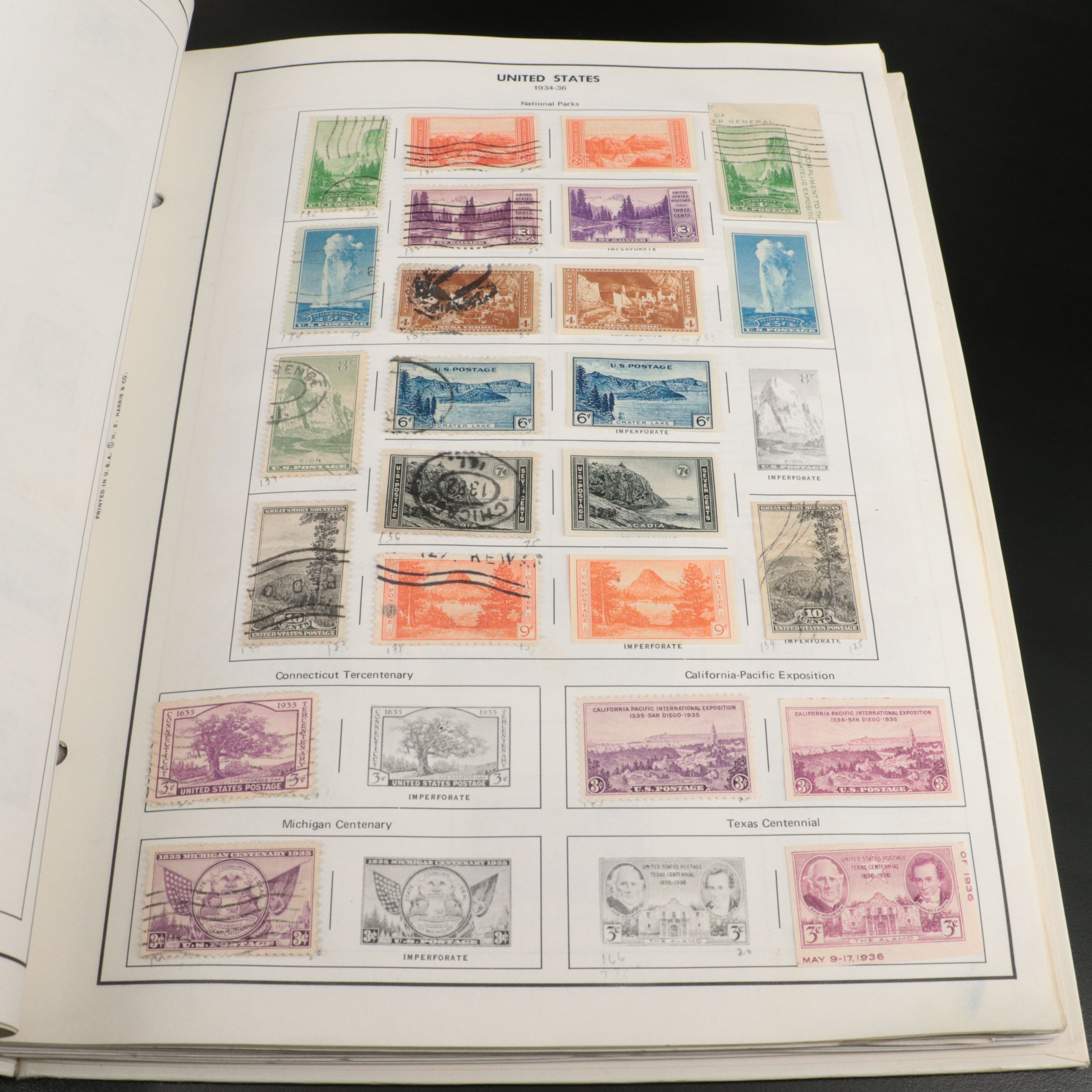 Antique to Vintage U.S. Postage Stamp Collection, 1861 to 1980s