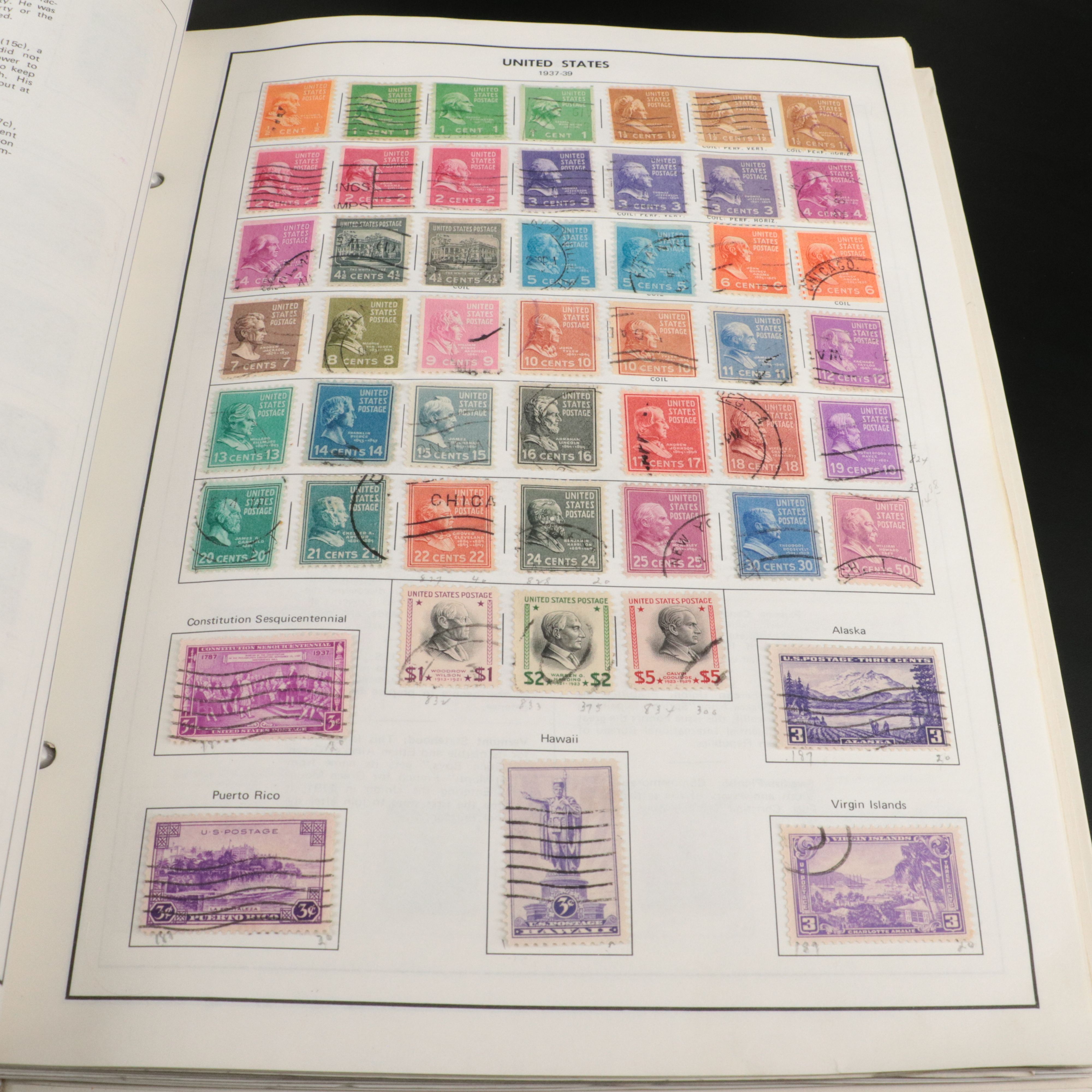 Antique to Vintage U.S. Postage Stamp Collection, 1861 to 1980s