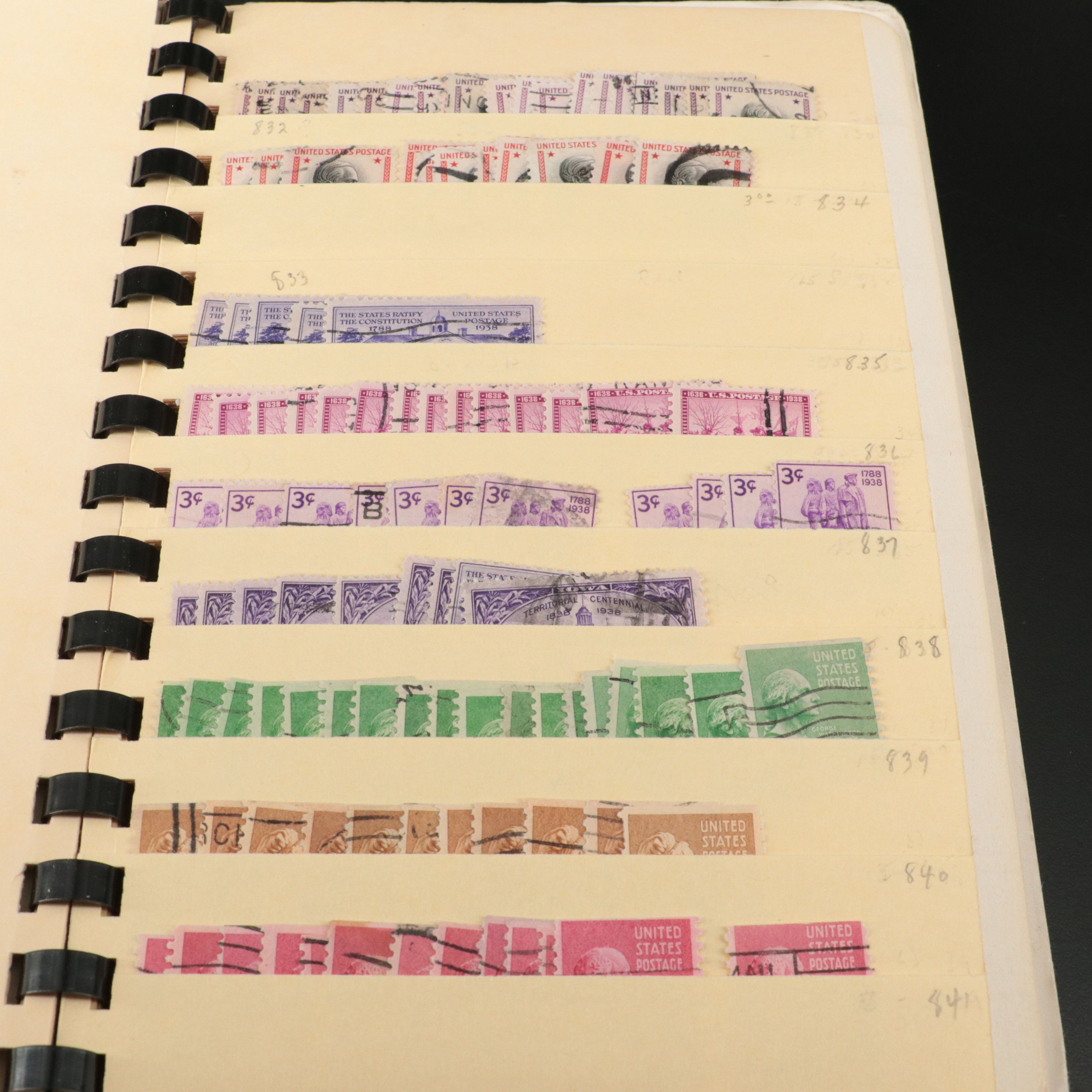 Antique to Vintage U.S. Postage Stamp Collection, 1861 to 1980s