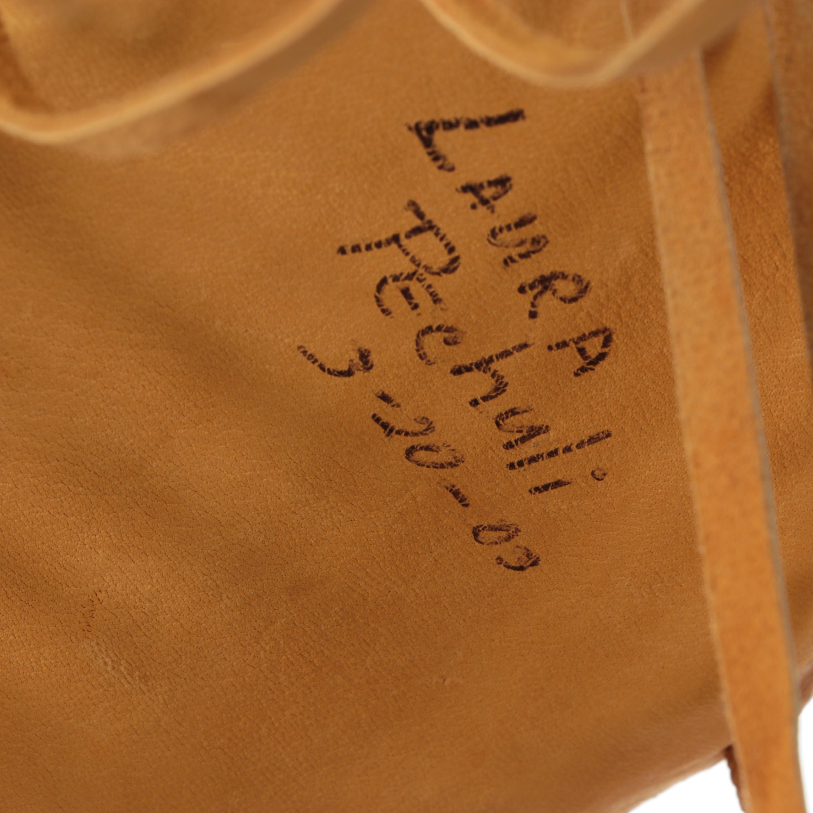 Laura Pechuli Indé (Apache) Willow Burden Basket with Metal Jingles