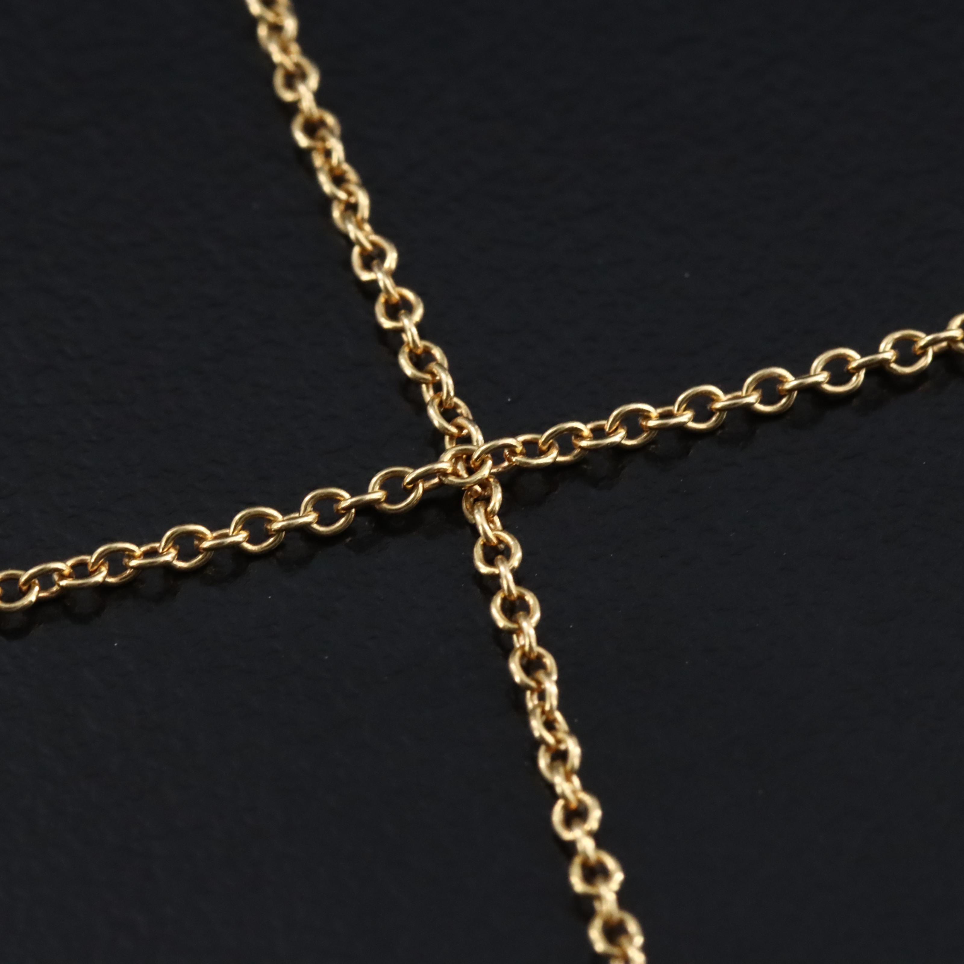 Tiffany & Co. 18K Apple Pendant Necklace