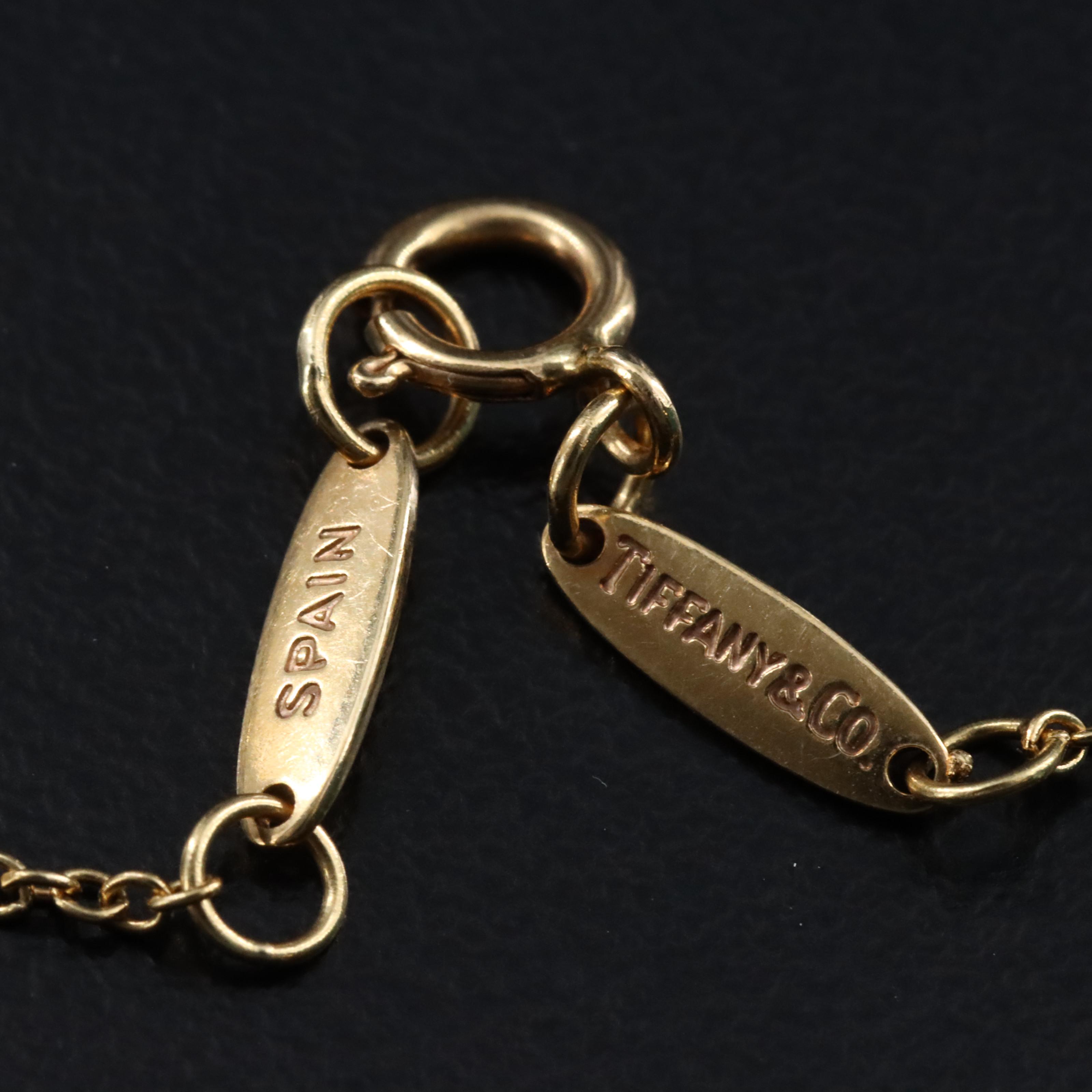 Tiffany & Co. 18K Apple Pendant Necklace