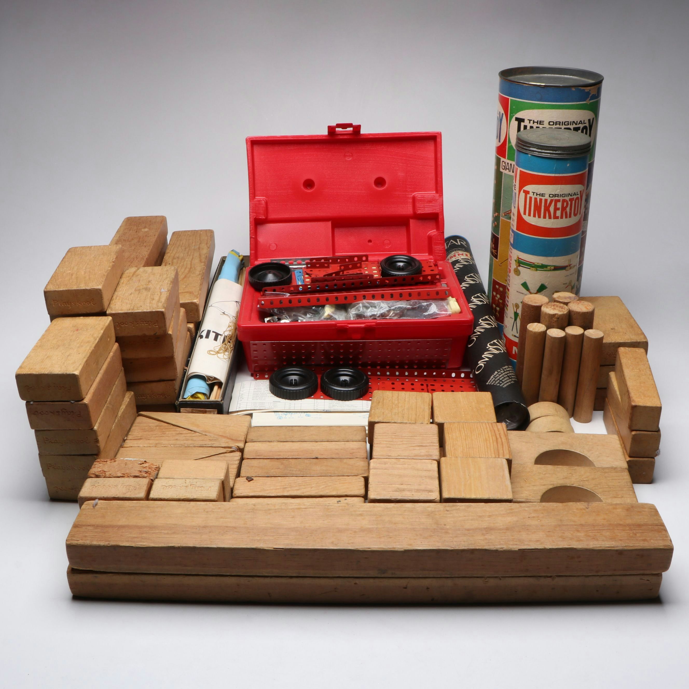 Tinkertoys, Erector Set, OmniStar, and More Vintage Toy Sets