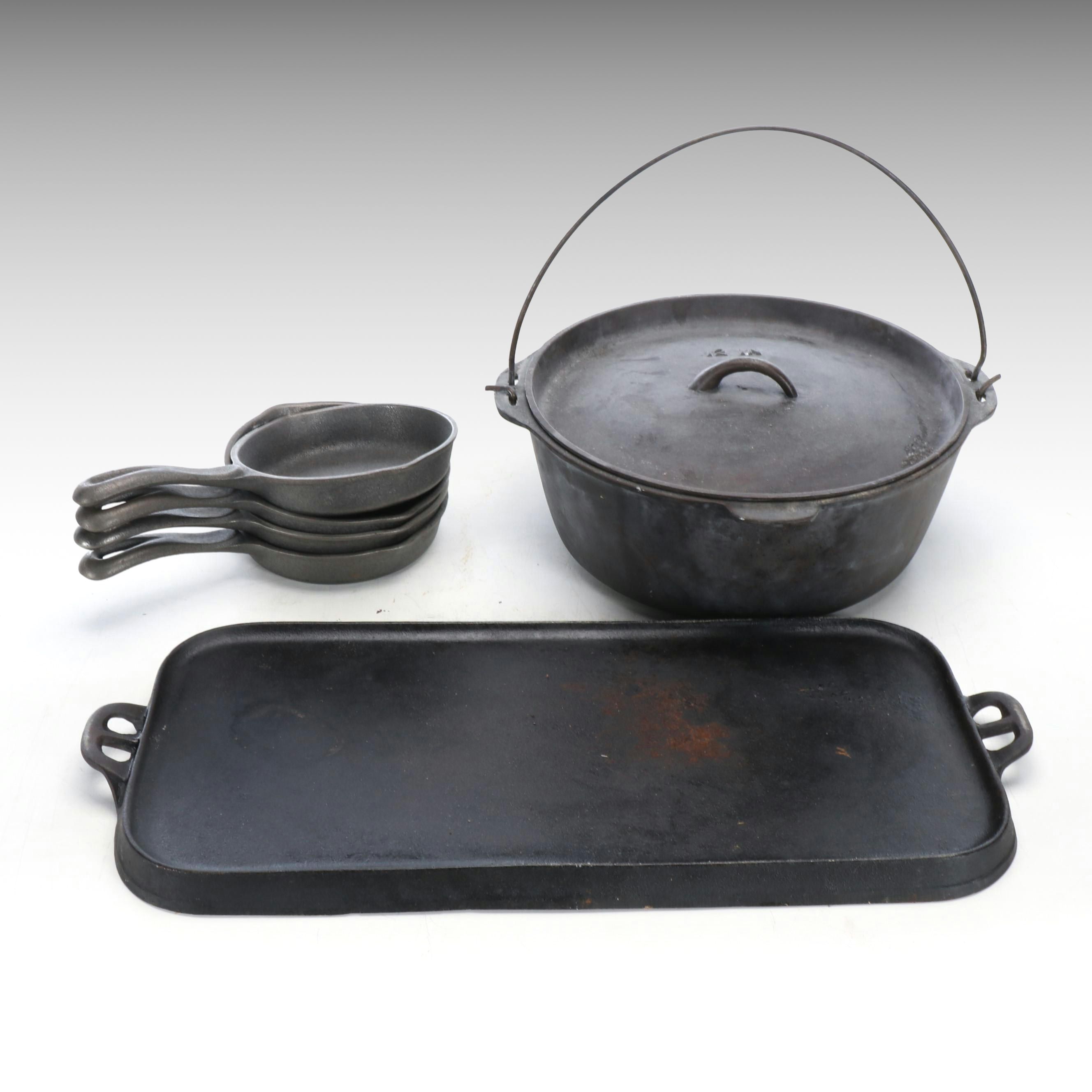 Wagner's Cast Iron Skillets, Cast Iron Dutch Oven, and Cast Iron Griddle