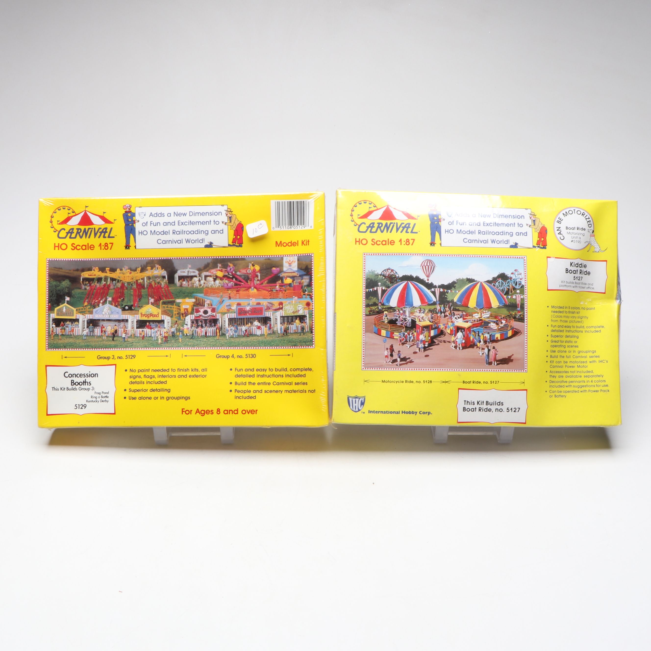 International Hobby "Circus Town" HO Scale Kits with Clowns and Accessories