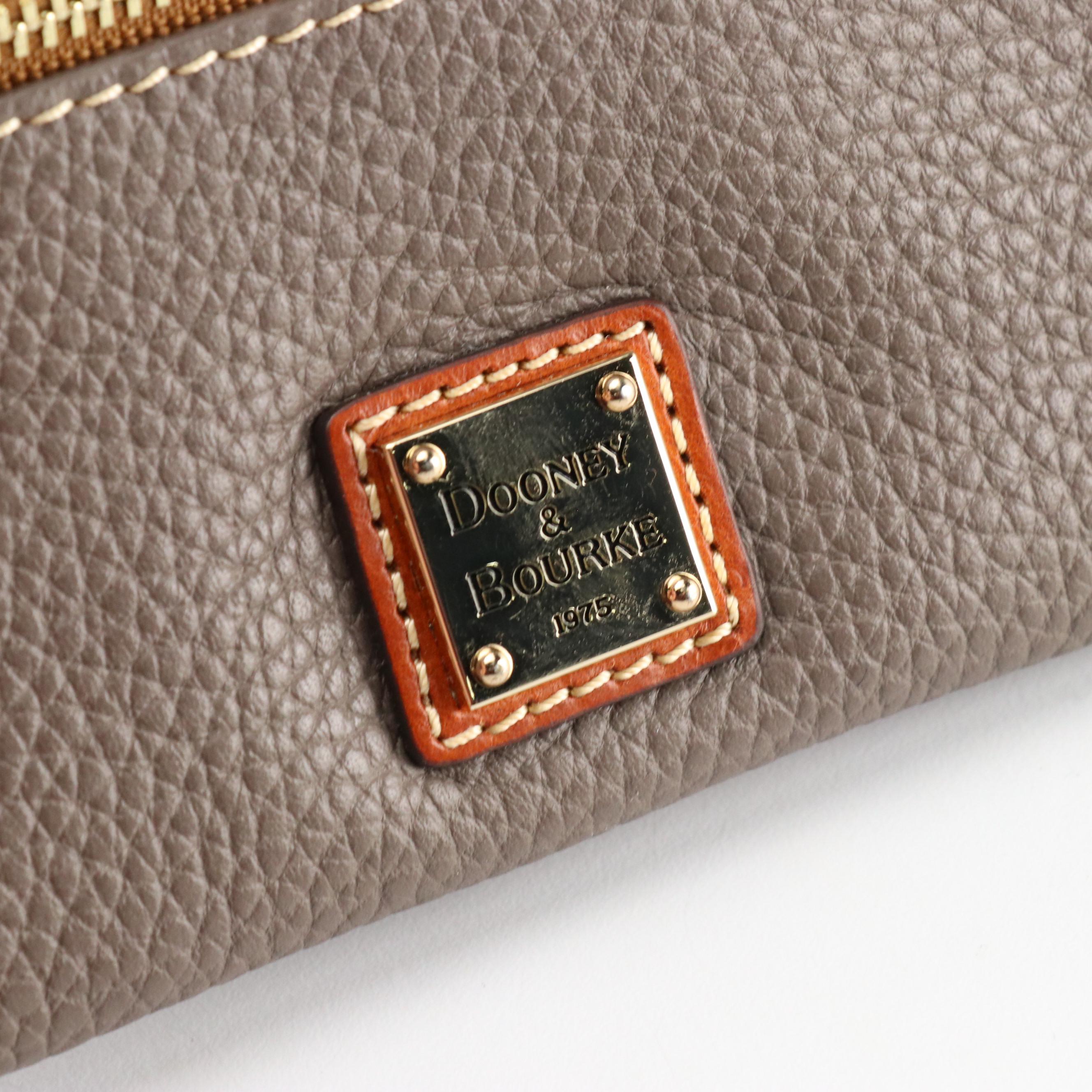 Patricia Nash "Provencal Escape", Dooney & Bourke Gray Leather & Other Wristlet