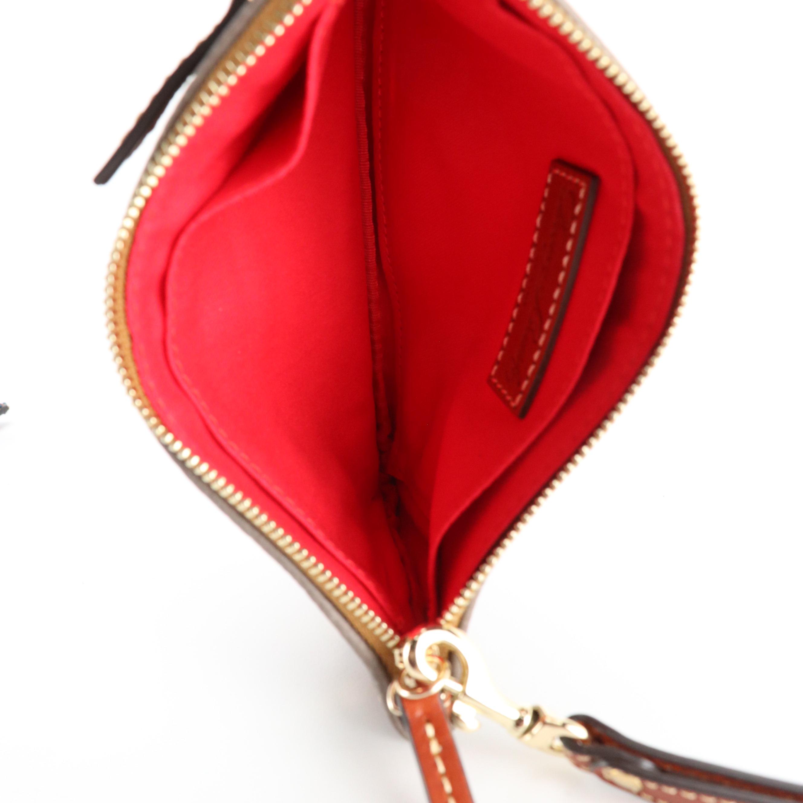 Patricia Nash "Provencal Escape", Dooney & Bourke Gray Leather & Other Wristlet