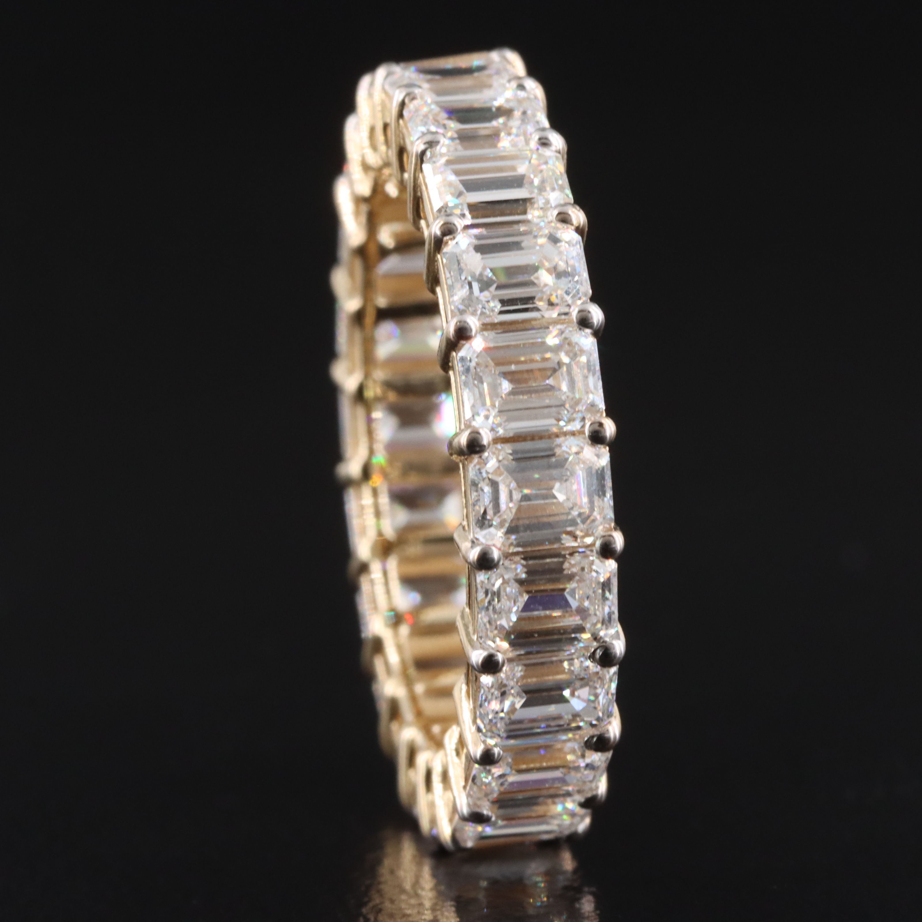 14K 6.75 CTW Lab Grown Diamond Eternity Band