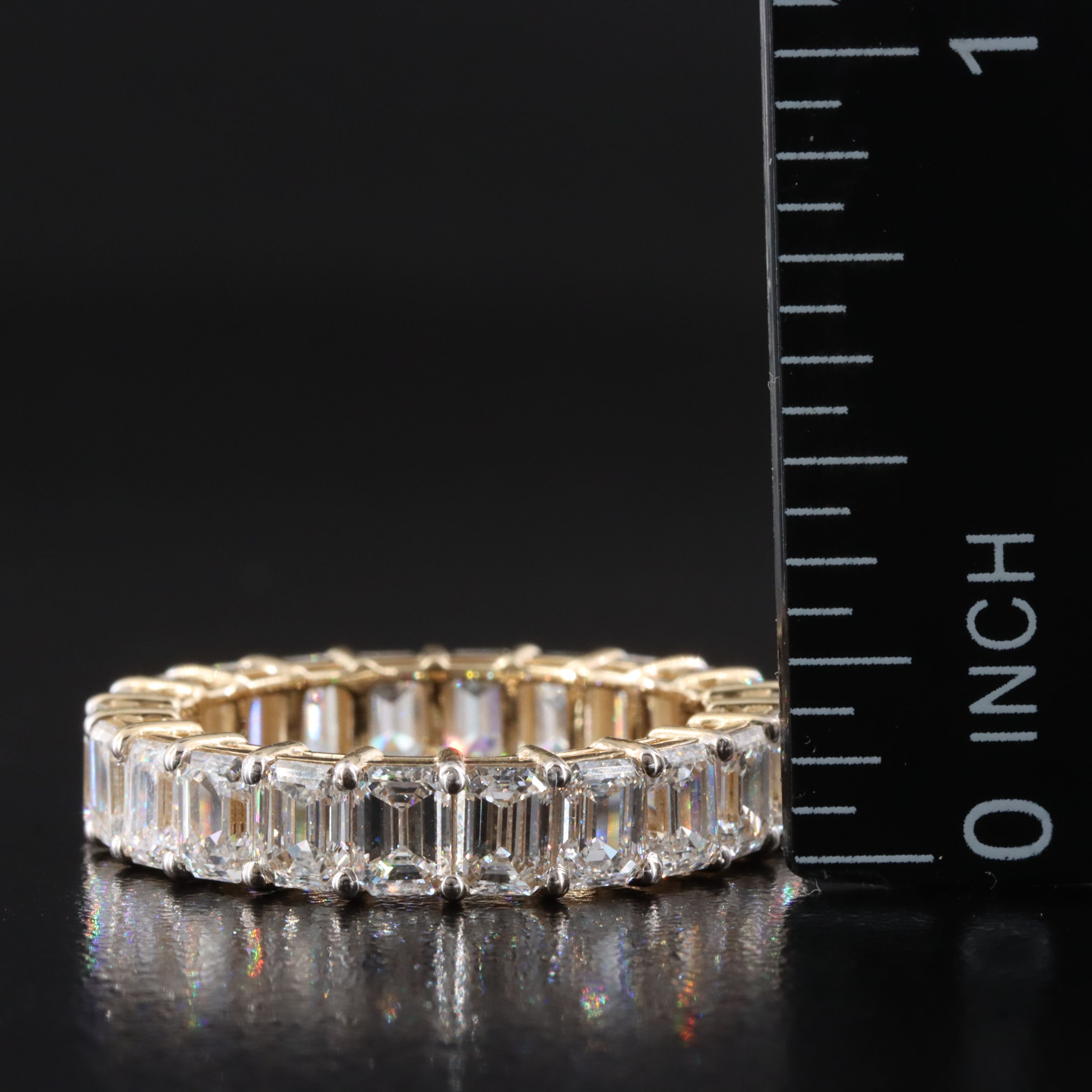 14K 6.75 CTW Lab Grown Diamond Eternity Band