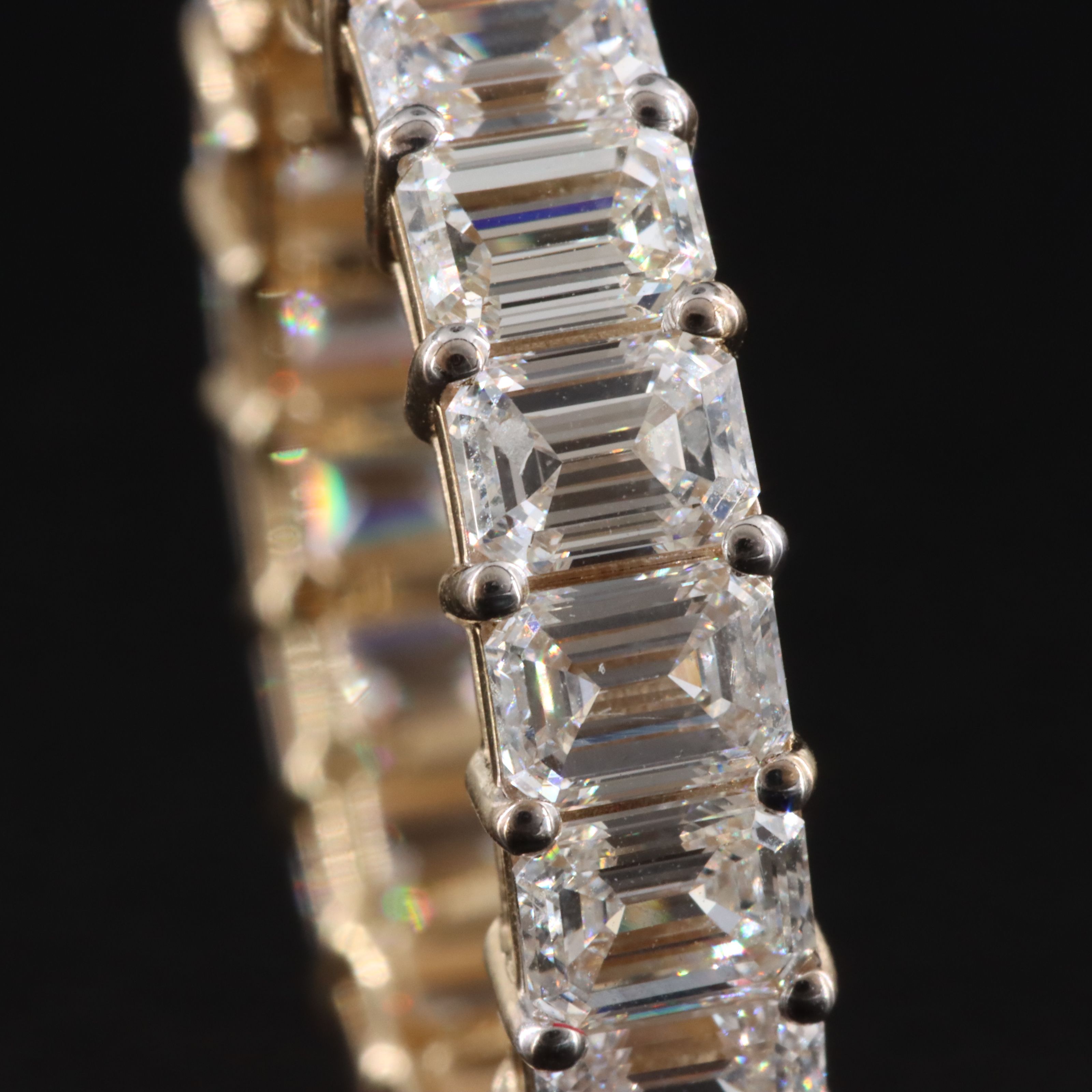 14K 6.75 CTW Lab Grown Diamond Eternity Band