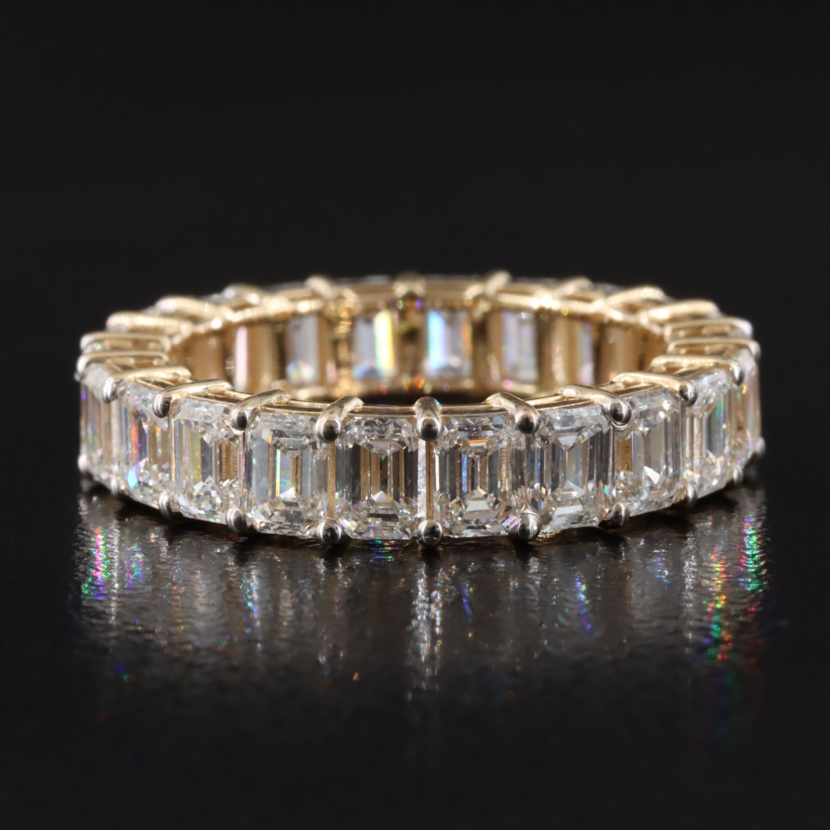 14K 6.75 CTW Lab Grown Diamond Eternity Band