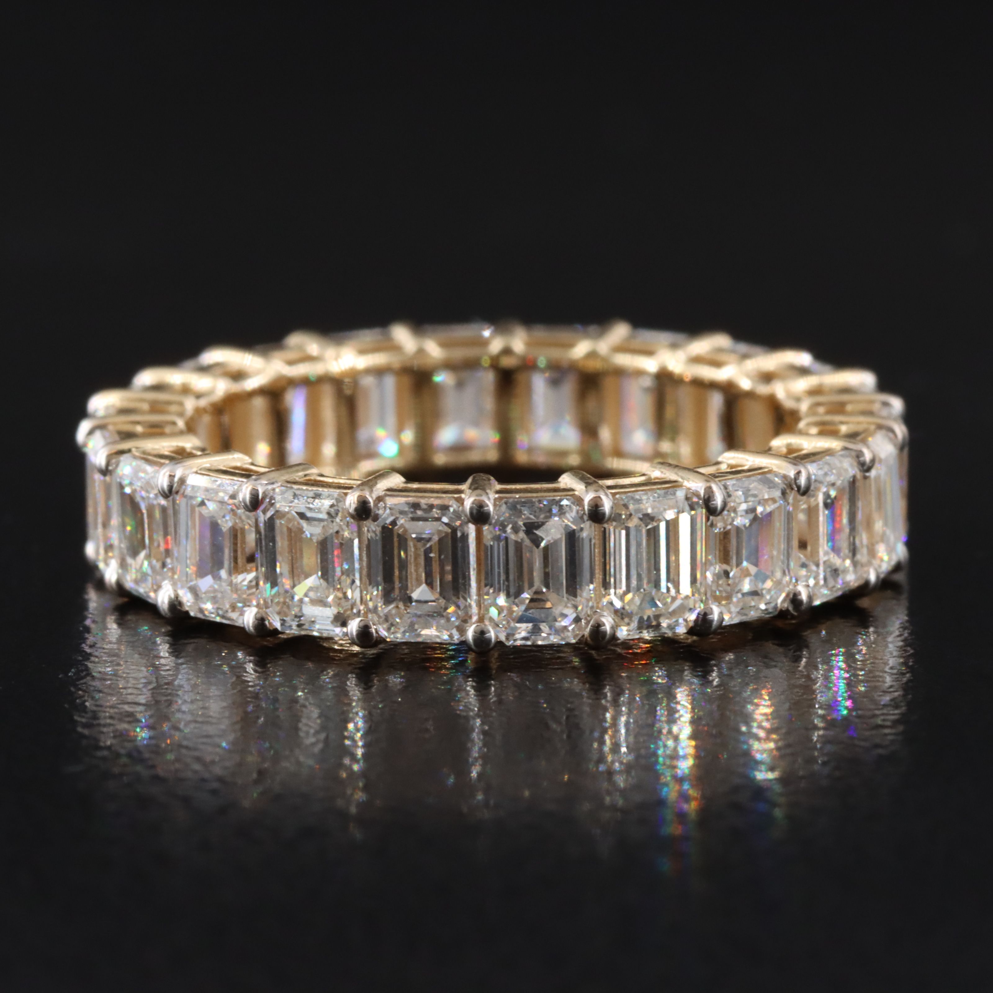14K 6.75 CTW Lab Grown Diamond Eternity Band