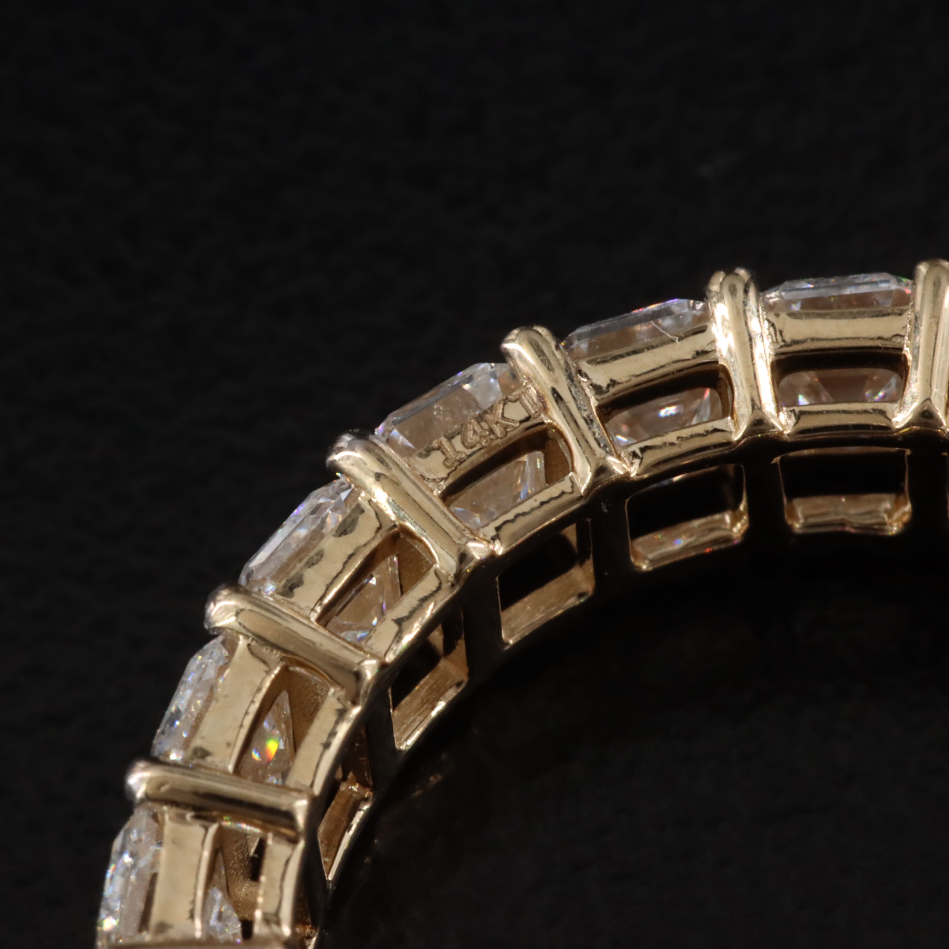 14K 6.75 CTW Lab Grown Diamond Eternity Band