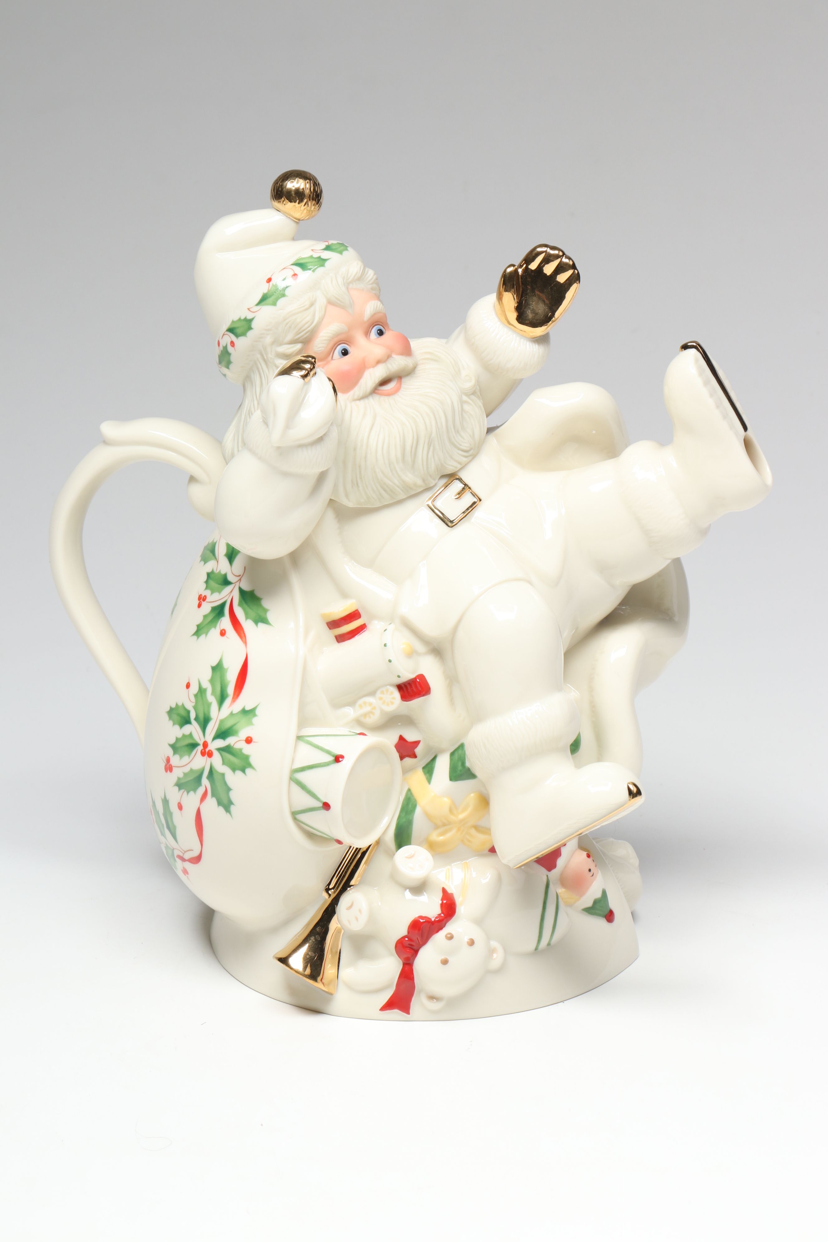 Lenox "Holiday" Biscuit Barrel, Vase and More Christmas Tableware