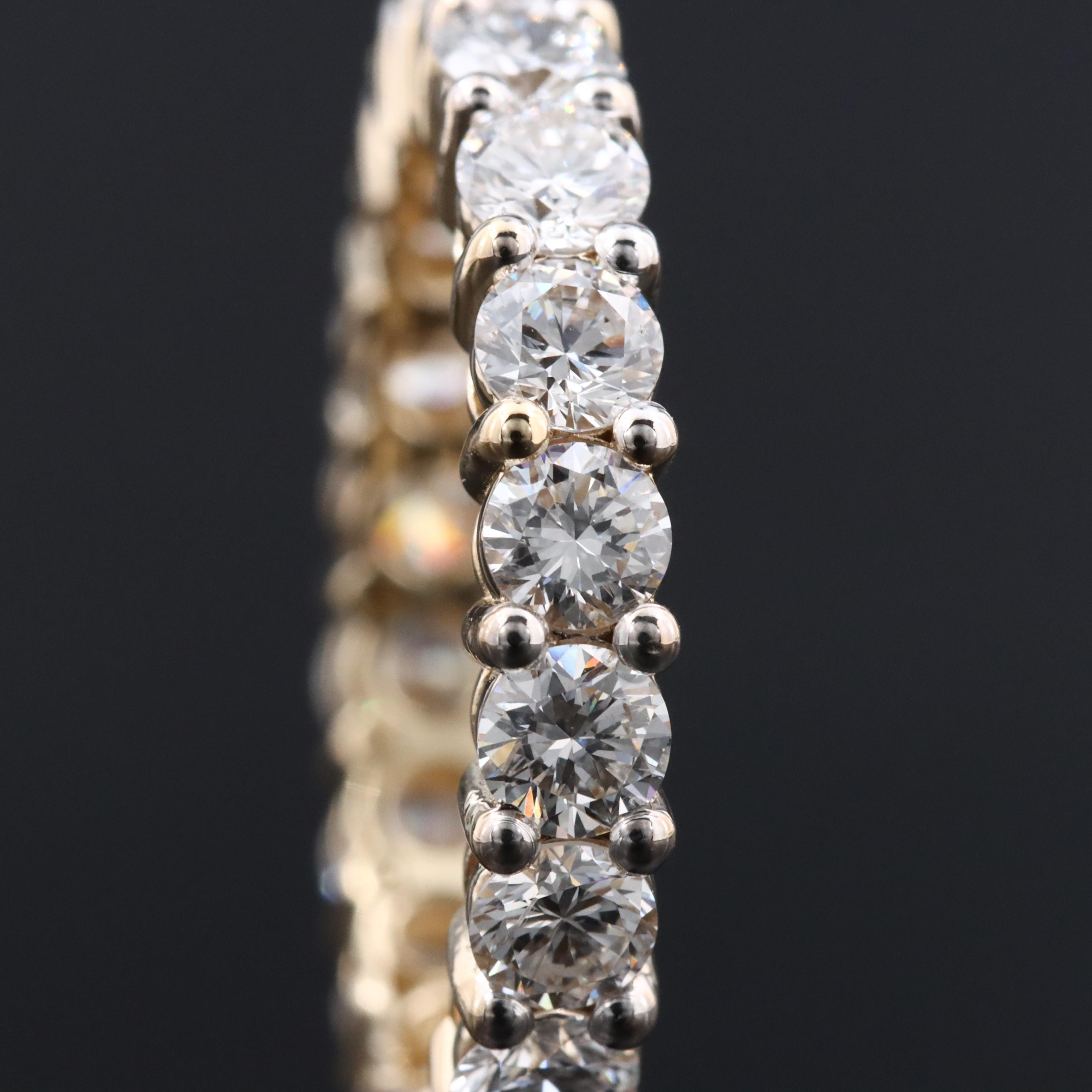 14K 2.91 CTW Lab Grown Diamond Eternity Band