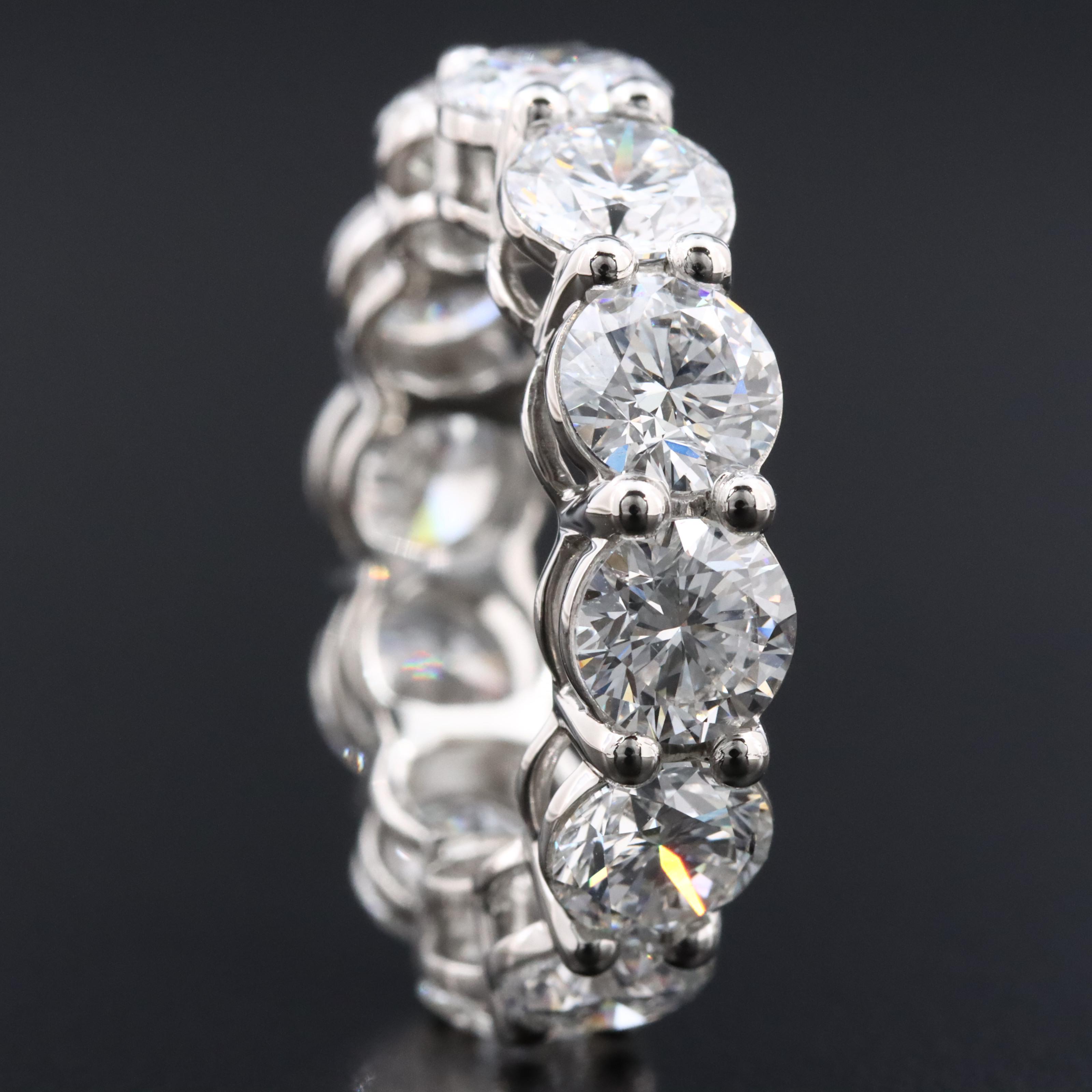 Platinum 8.63 CTW Lab Grown Diamond Eternity Band