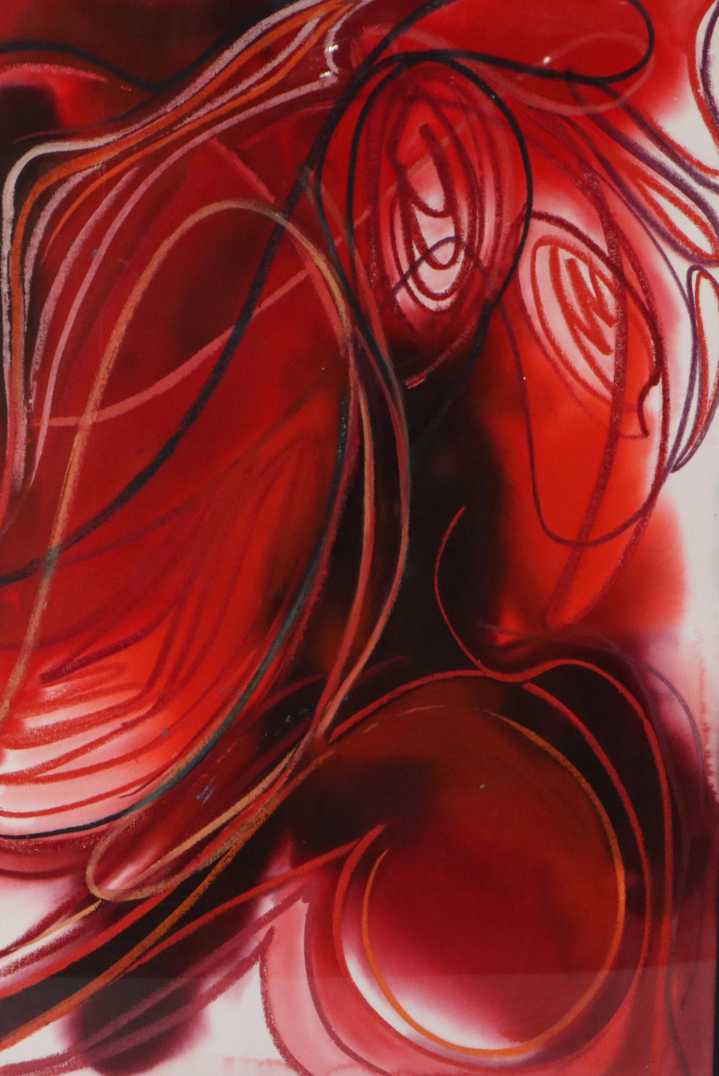 Bernyce Alpert Winick Abstract Mixed Media Painting