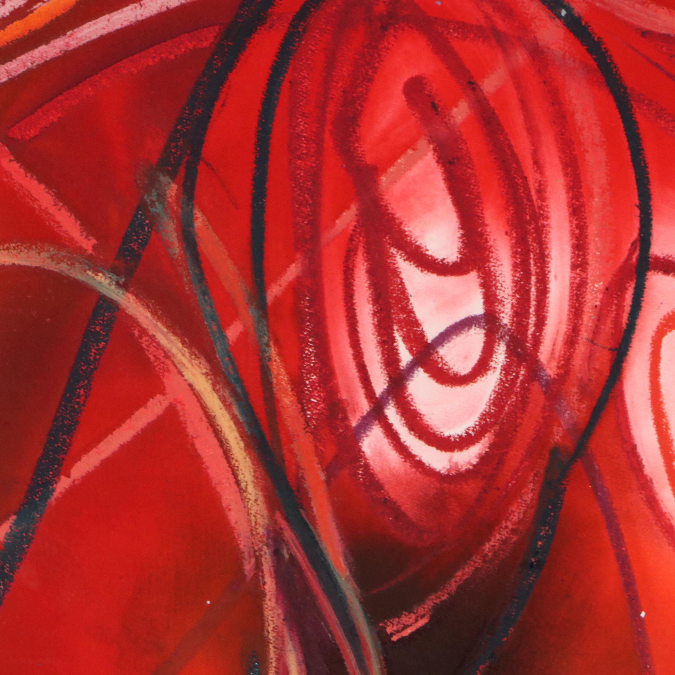 Bernyce Alpert Winick Abstract Mixed Media Painting