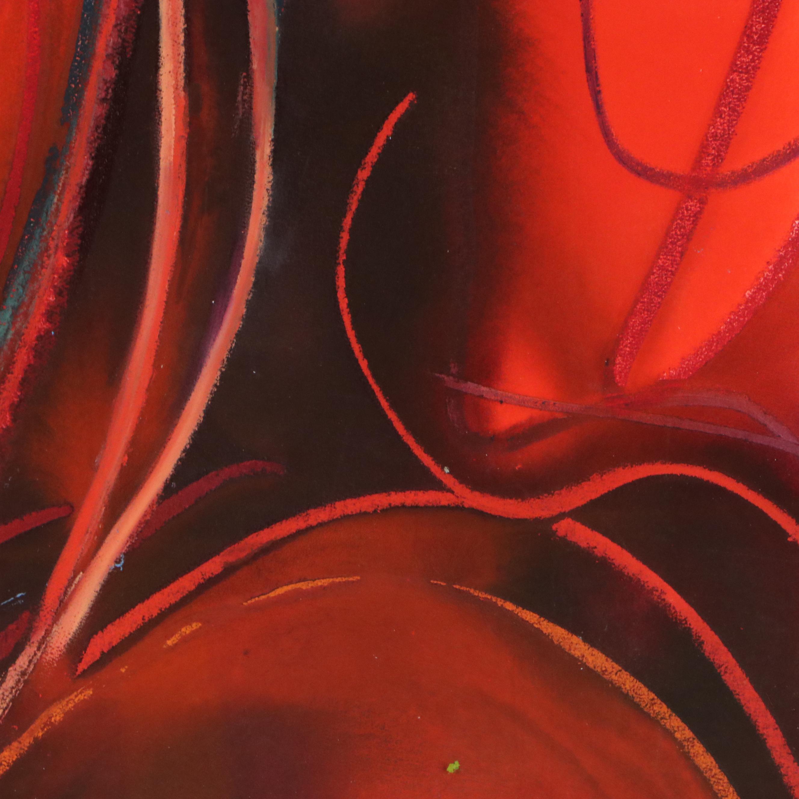 Bernyce Alpert Winick Abstract Mixed Media Painting