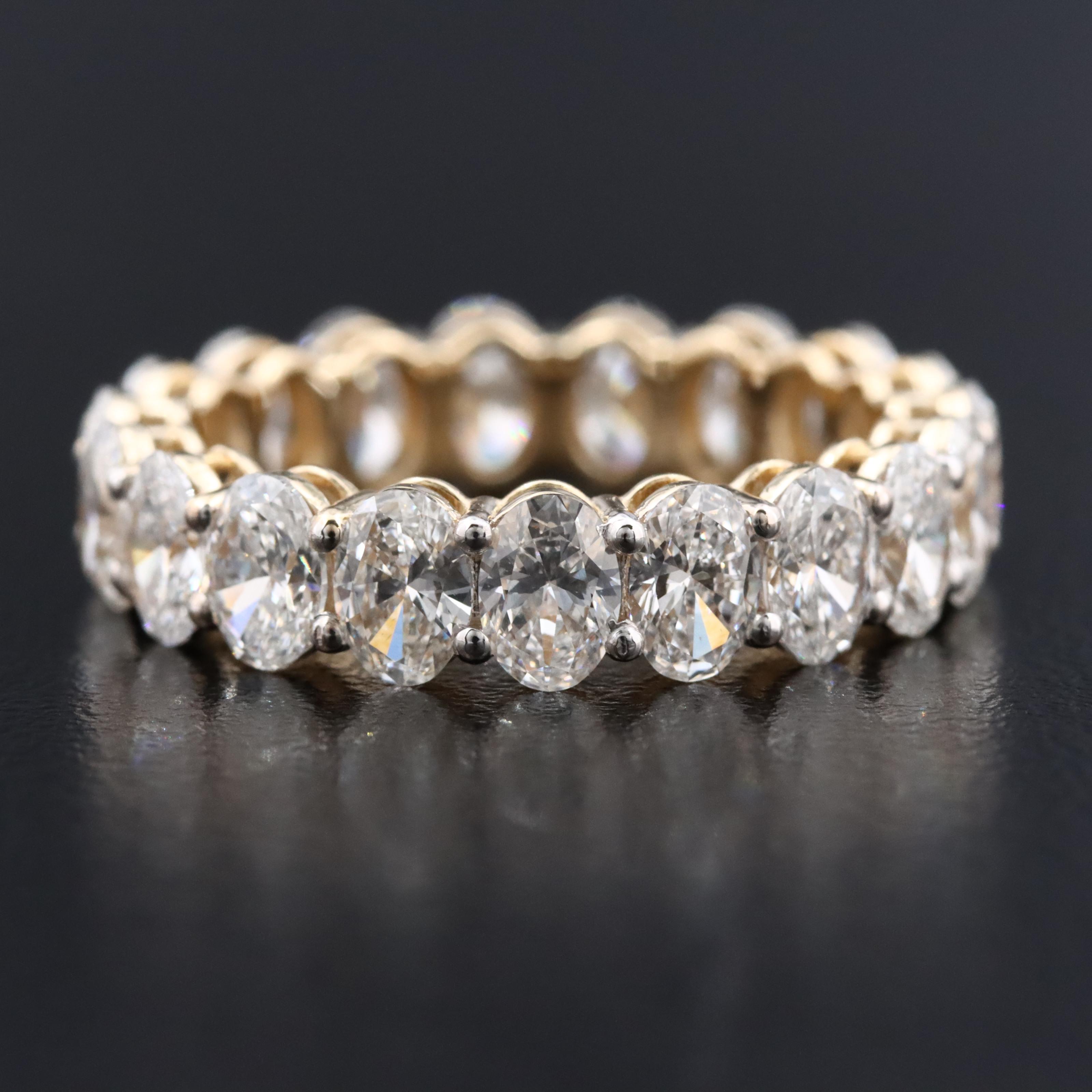 14K 4.51 CTW Lab Grown Diamond Eternity Band
