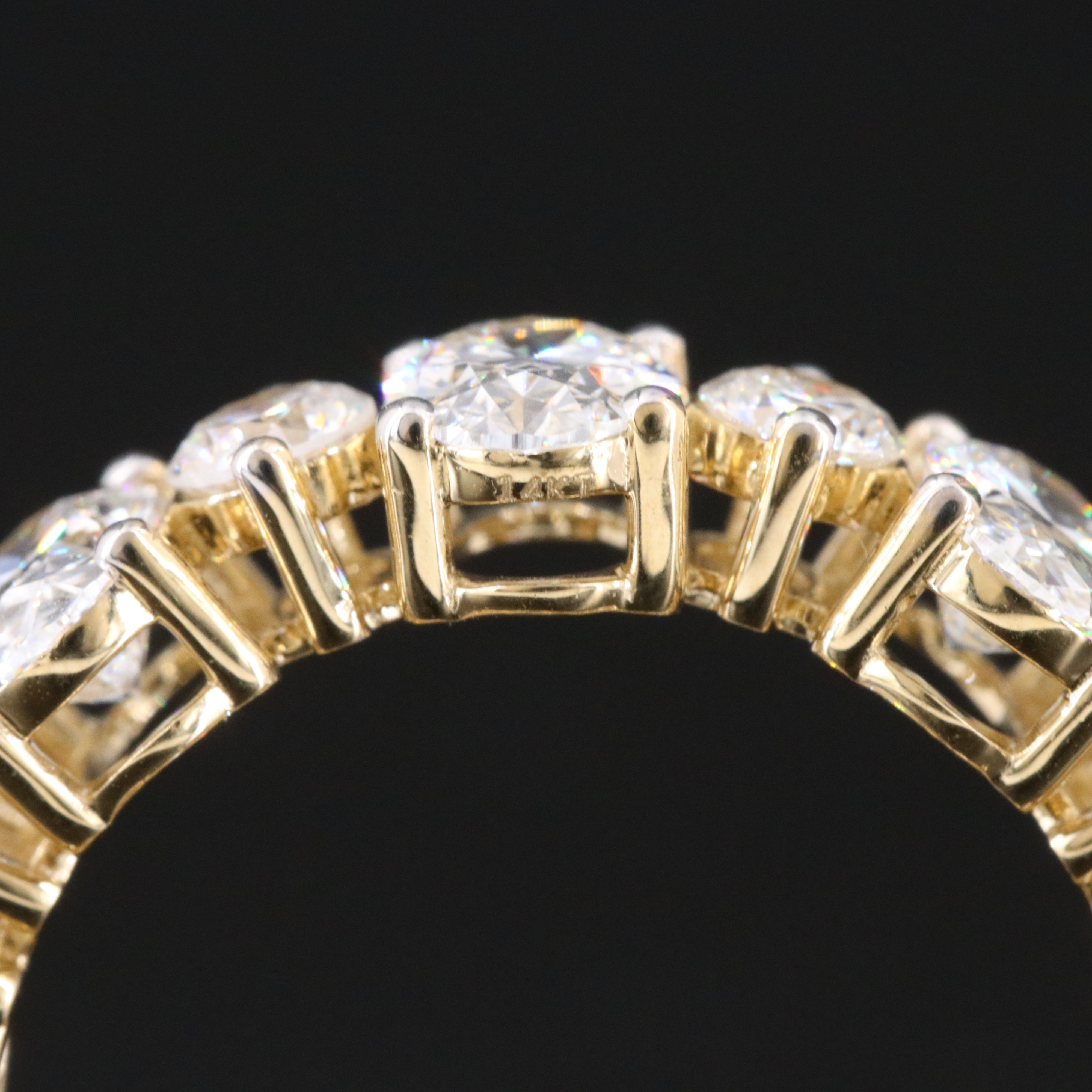 14K 6.05 CTW Lab Grown Diamond Eternity Band