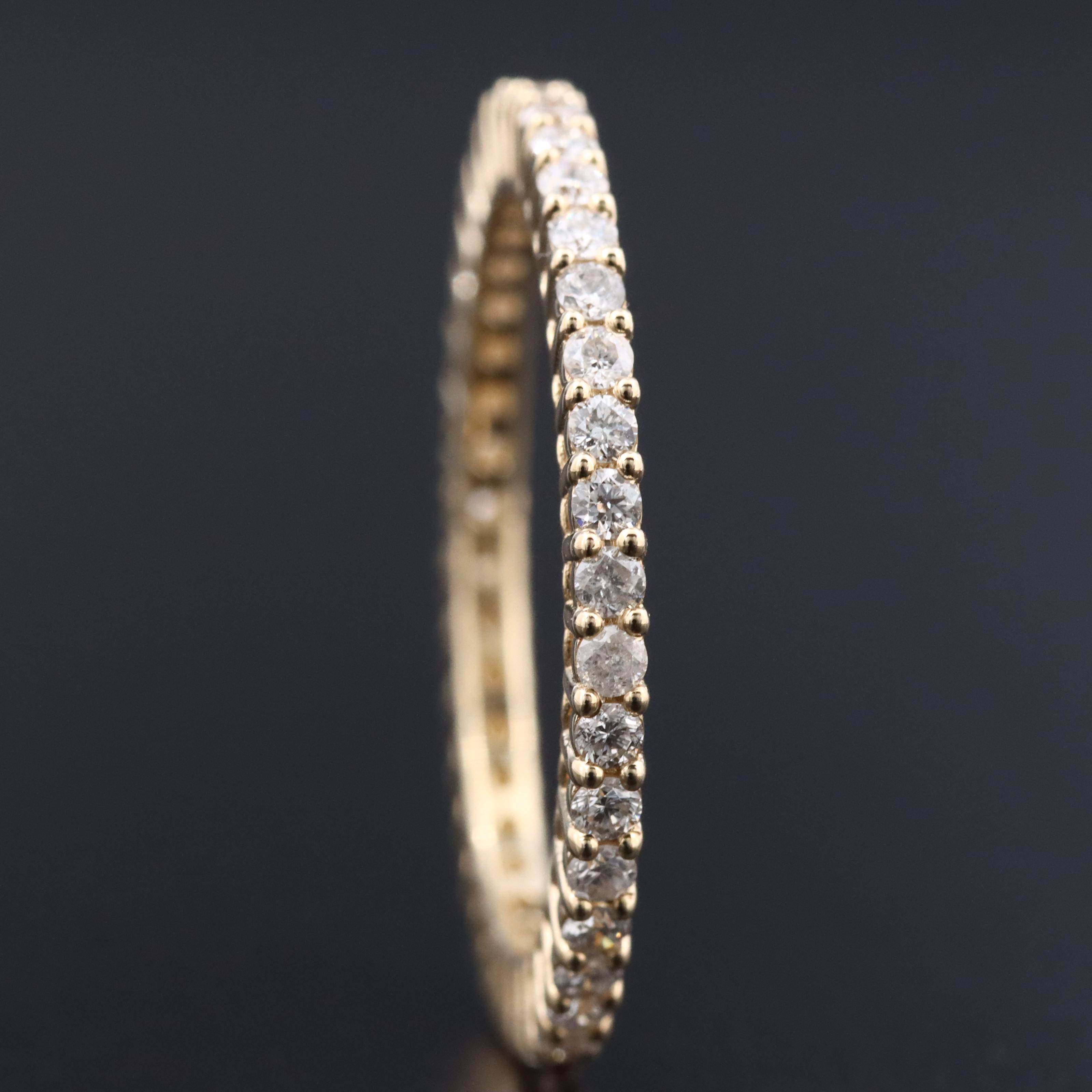 14K 0.73 CTW Diamond Eternity Band