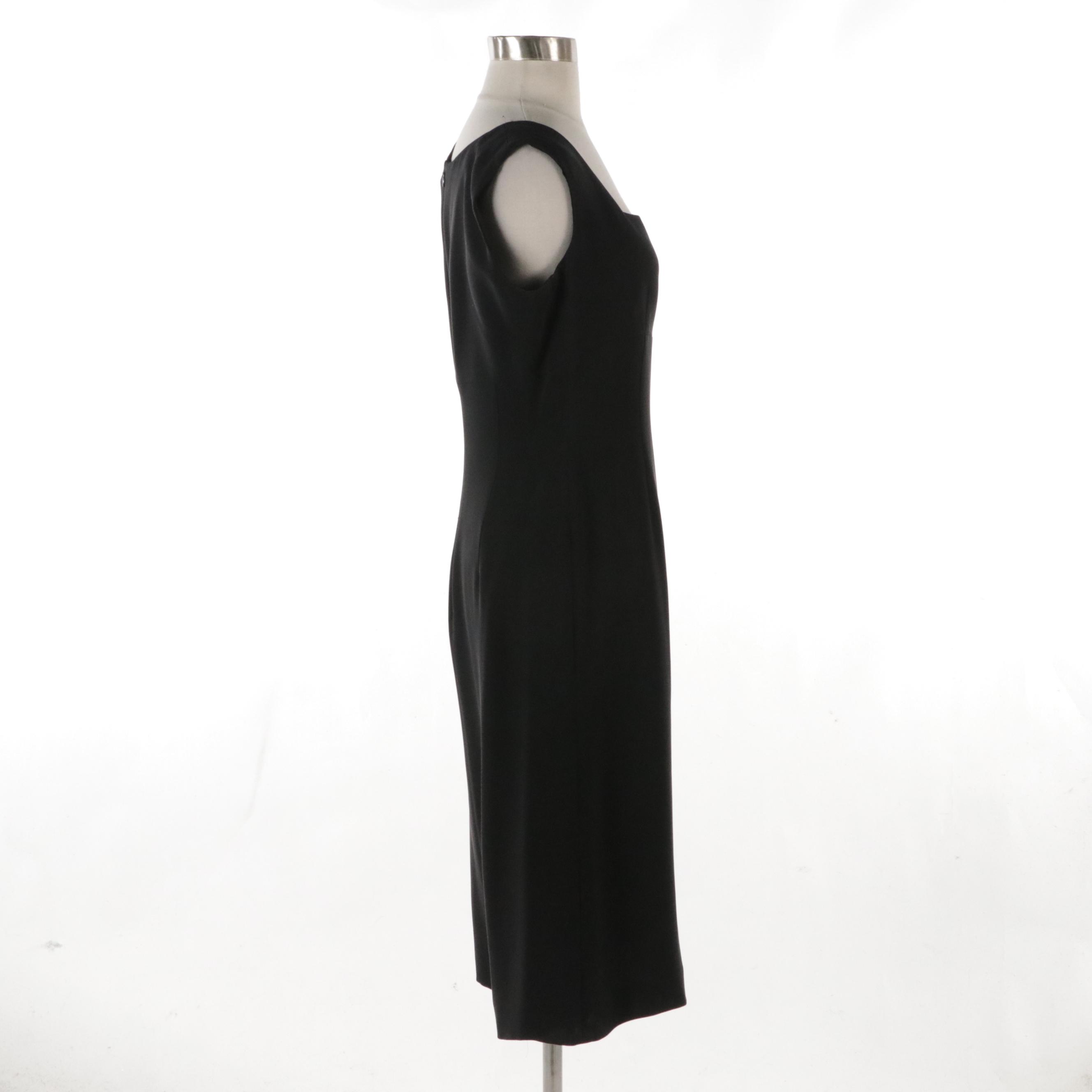 Giorgio Armani Black Sleeveless Dress