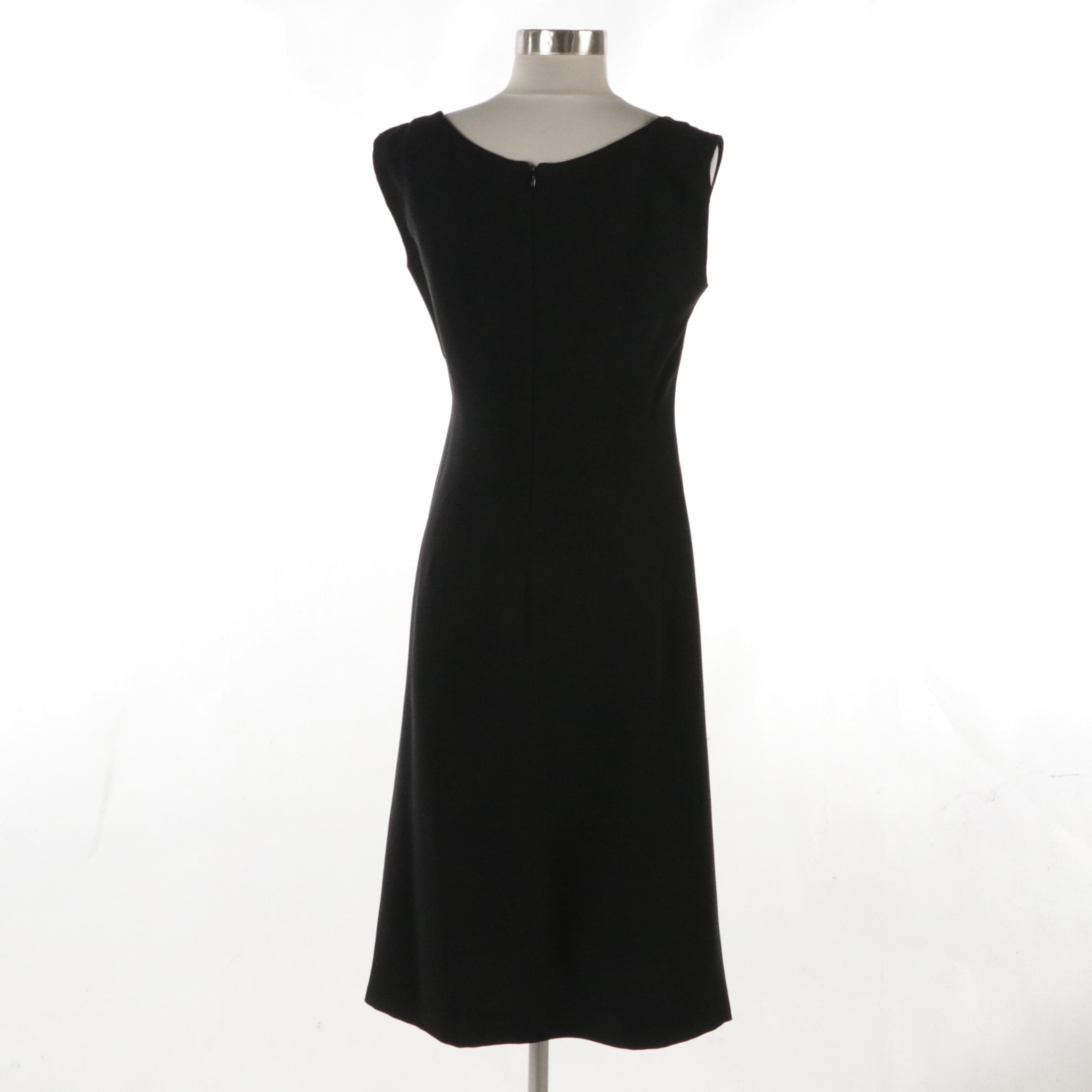 Giorgio Armani Black Sleeveless Dress