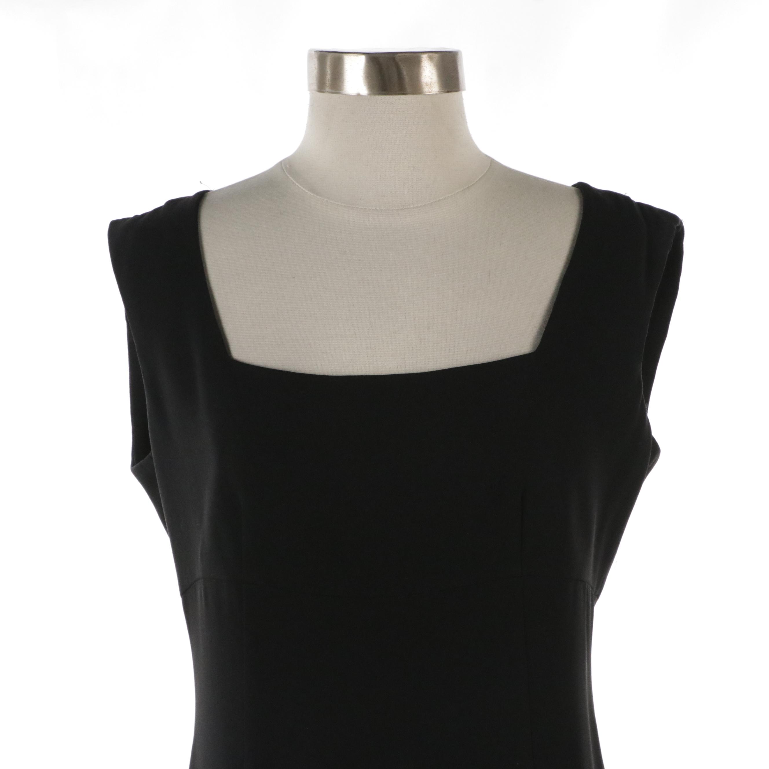 Giorgio Armani Black Sleeveless Dress