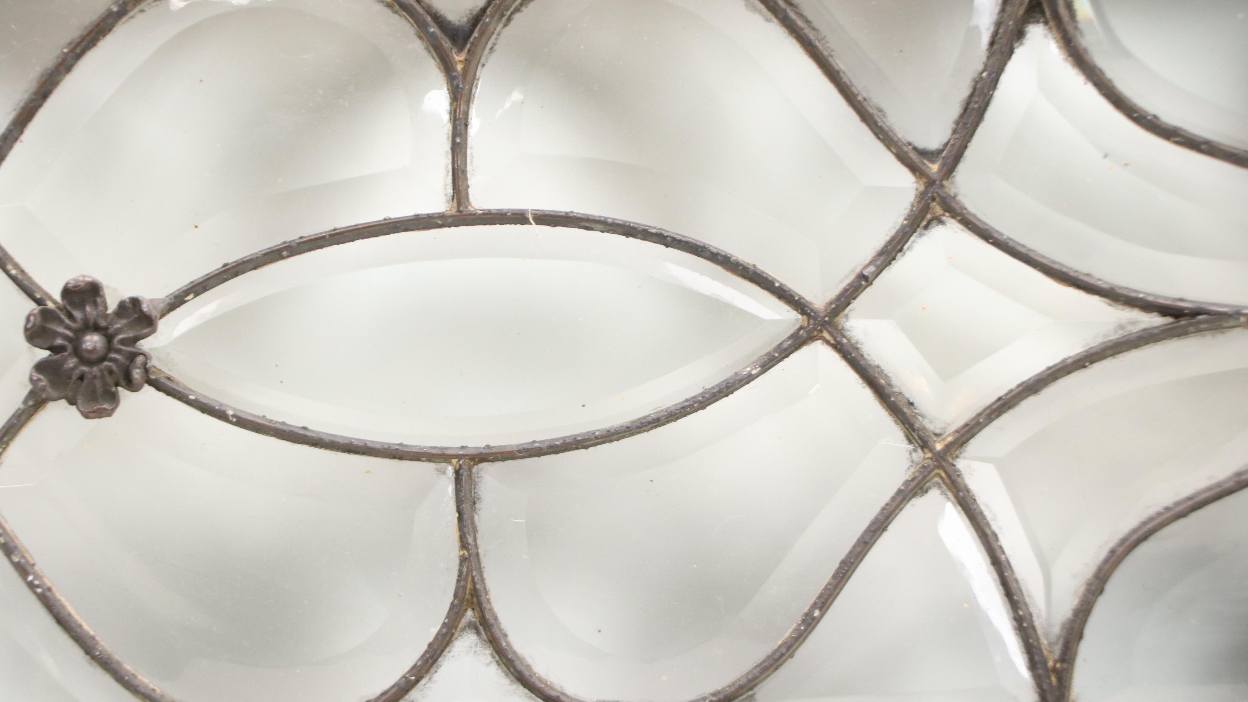 Beveled Glass Window Panel