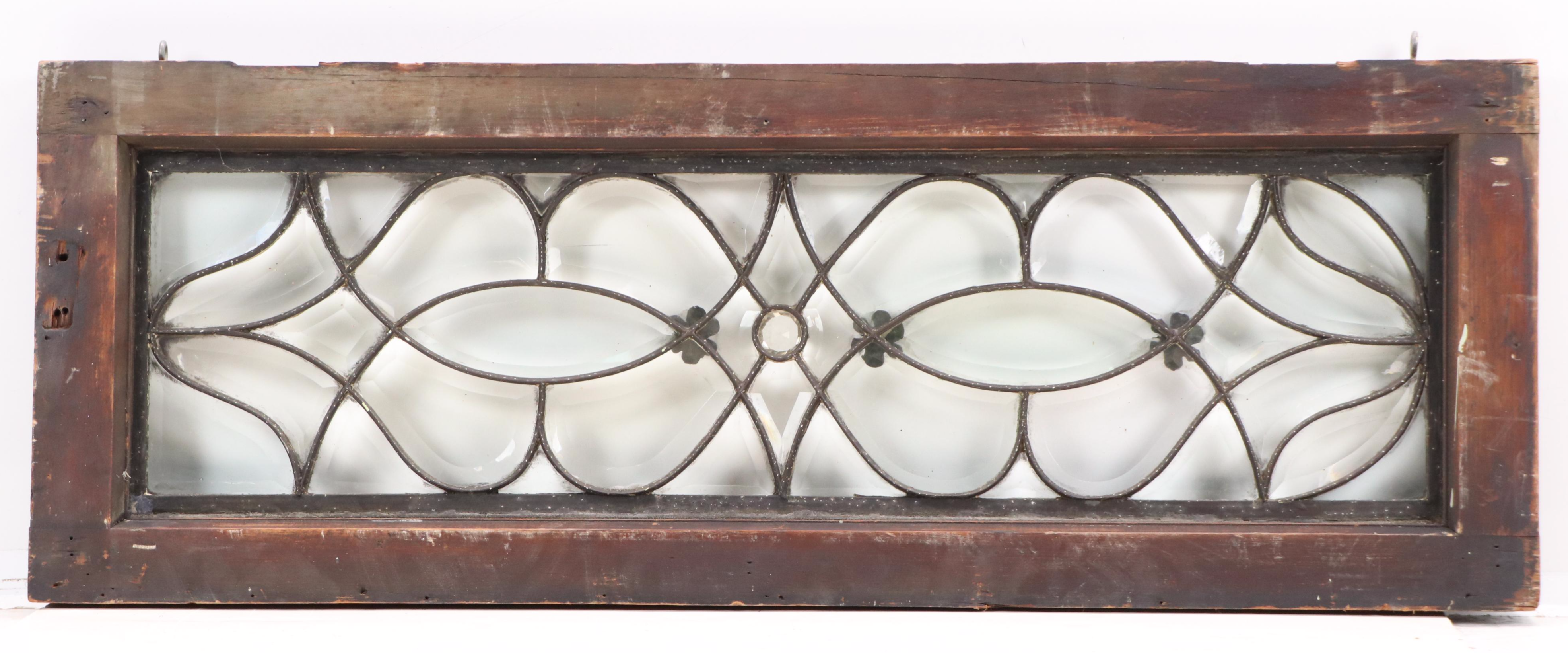 Beveled Glass Window Panel