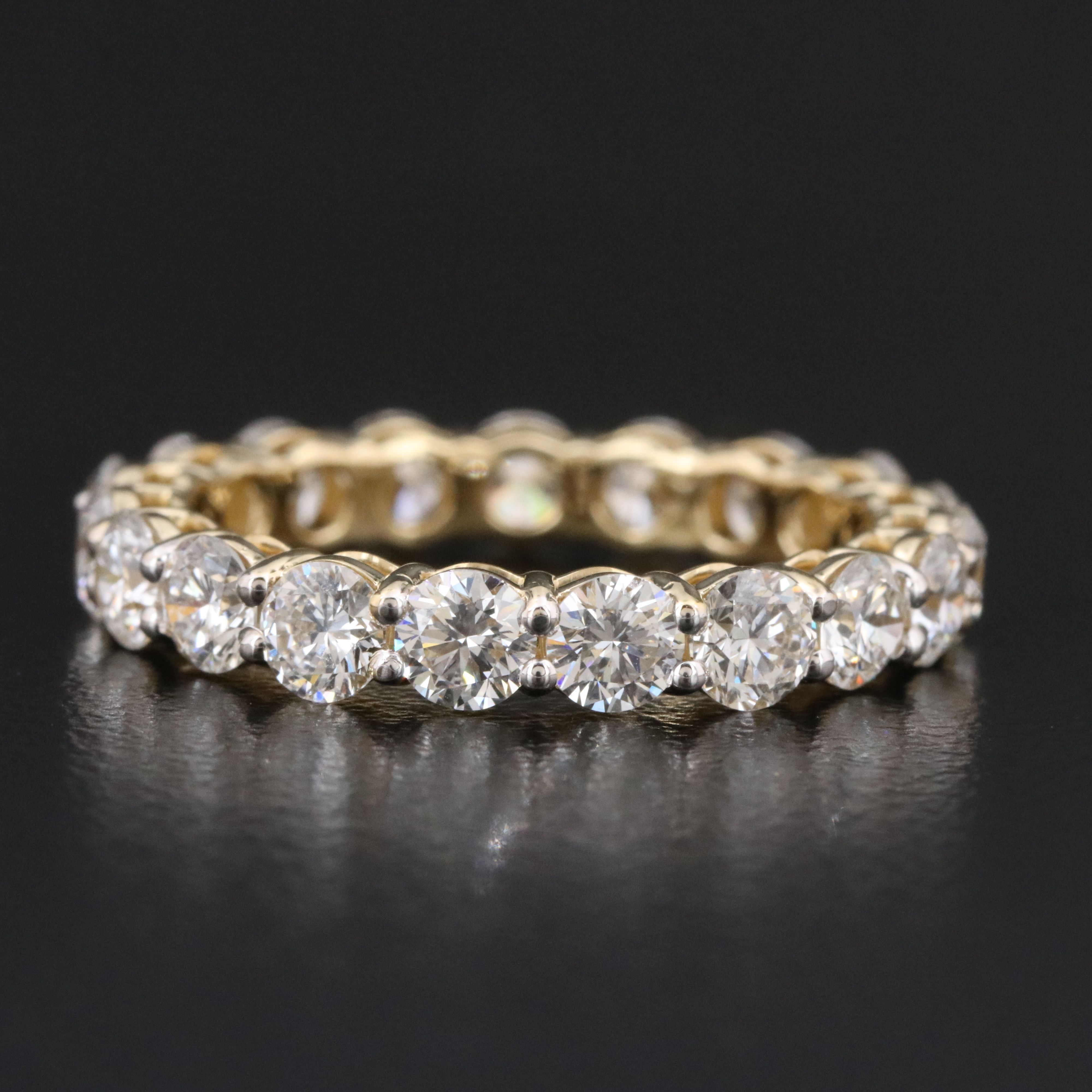 14K 3.02 CTW Lab Grown Diamond Eternity Band