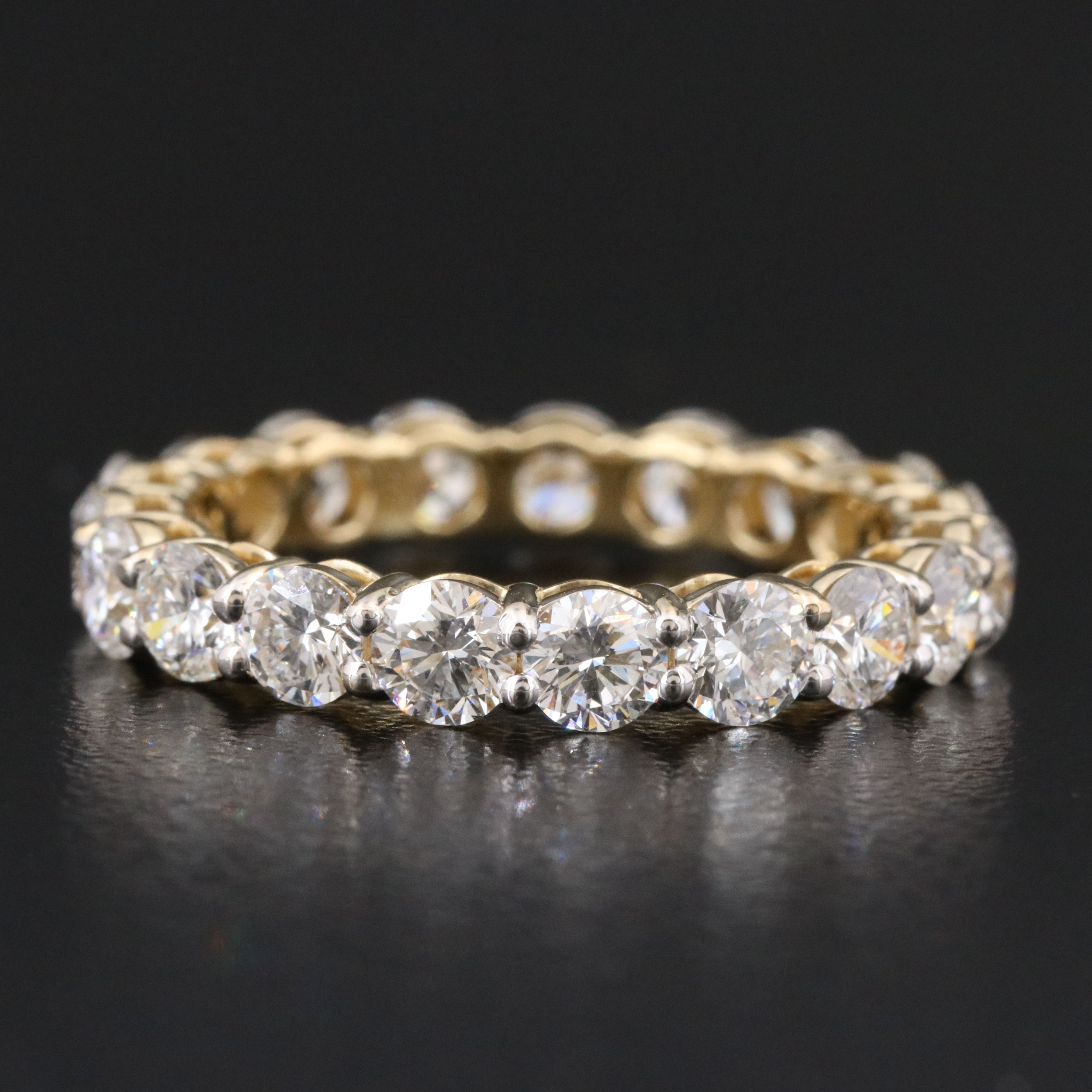 14K 3.02 CTW Lab Grown Diamond Eternity Band