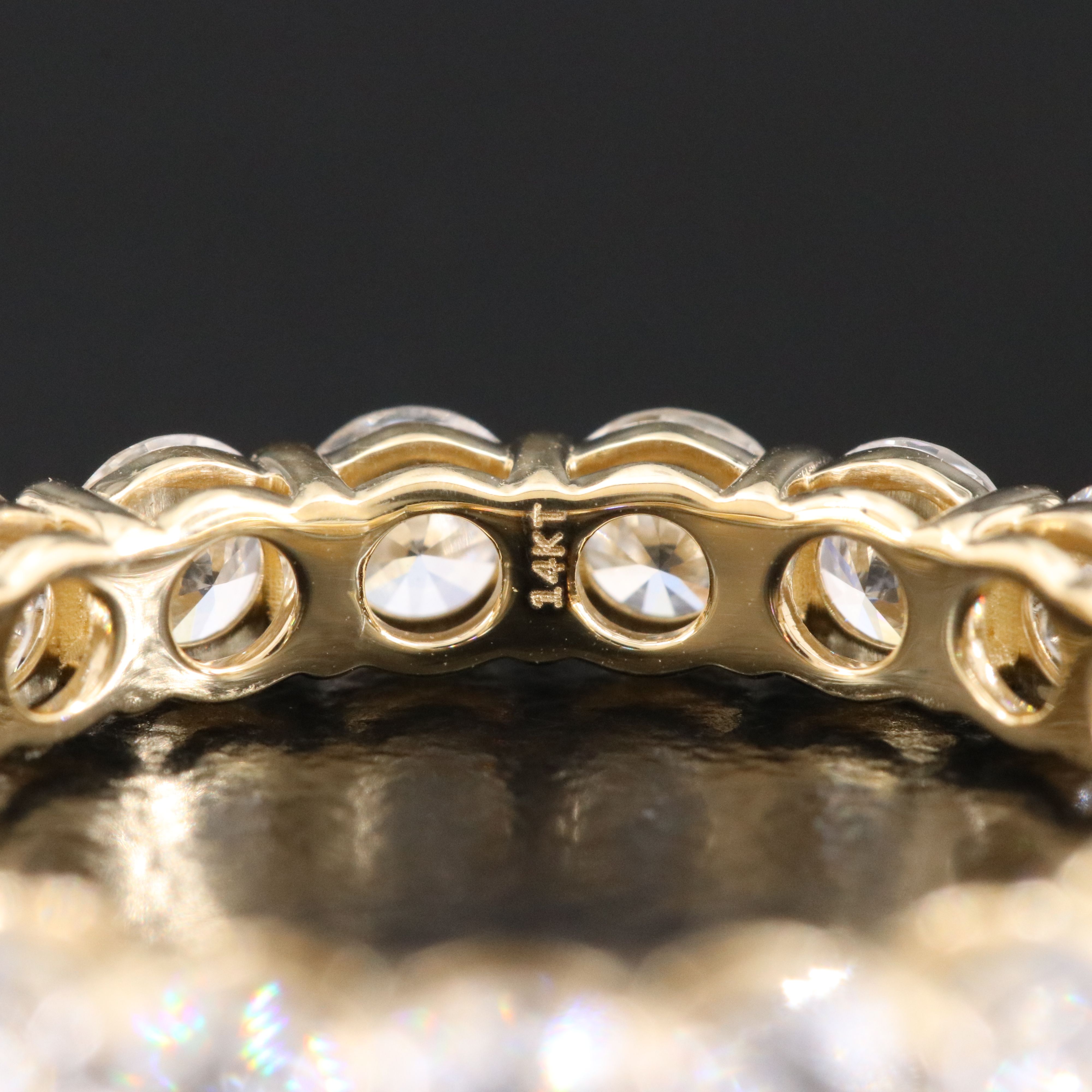 14K 3.02 CTW Lab Grown Diamond Eternity Band
