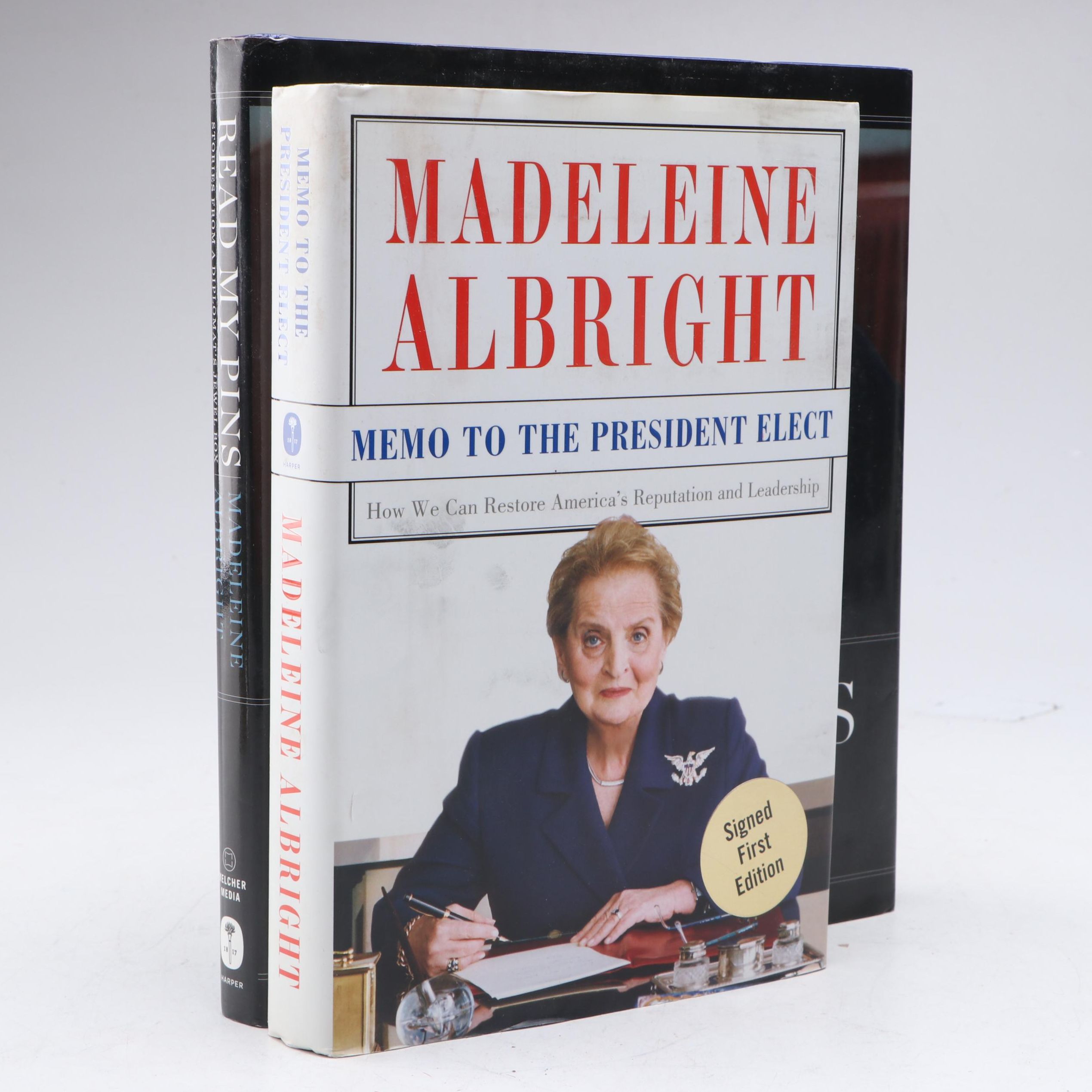 Signed First Edition "Memo to the President" and More by Madeleine Albright