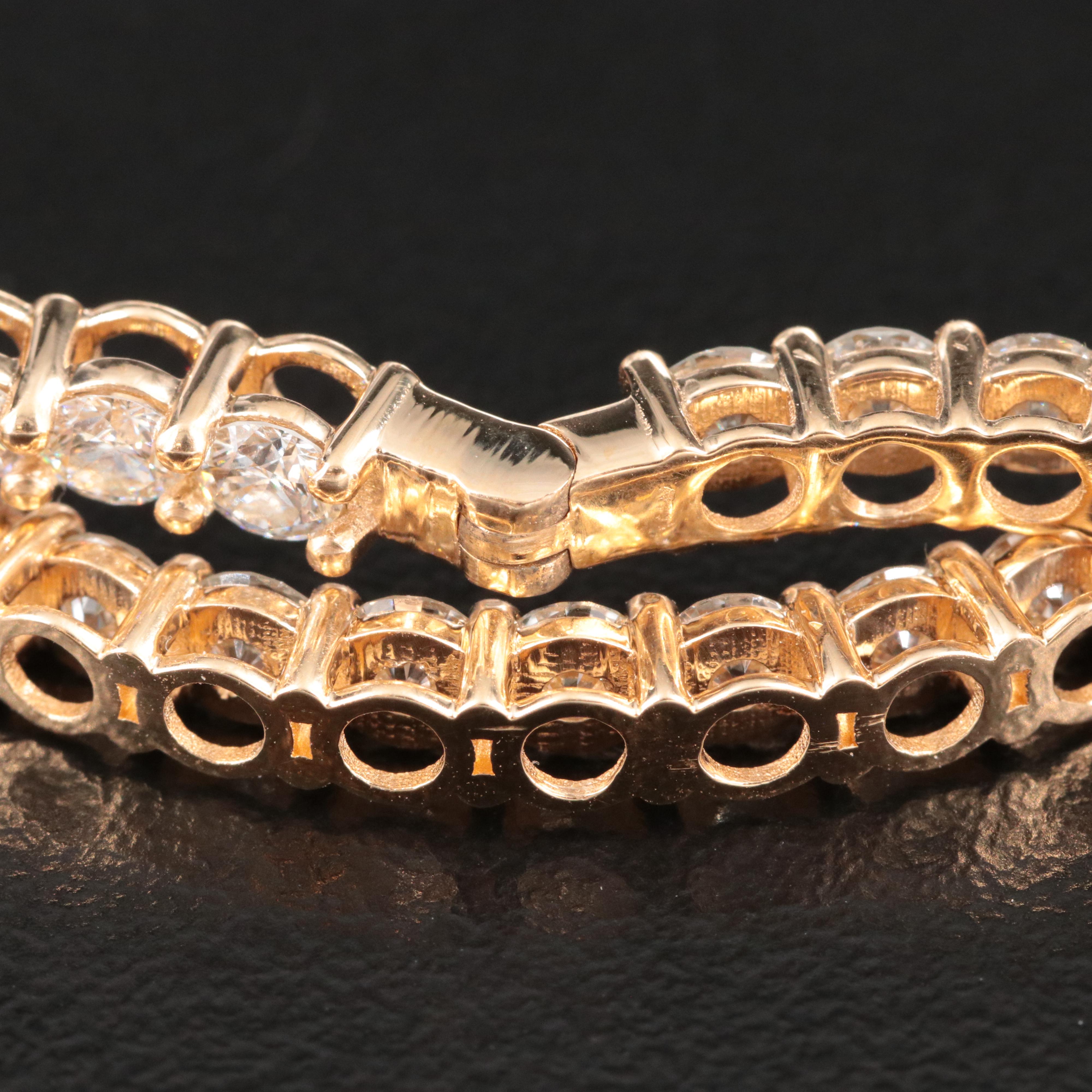 18K 7.08 CT Diamond Inside-Out Hoop Earrings