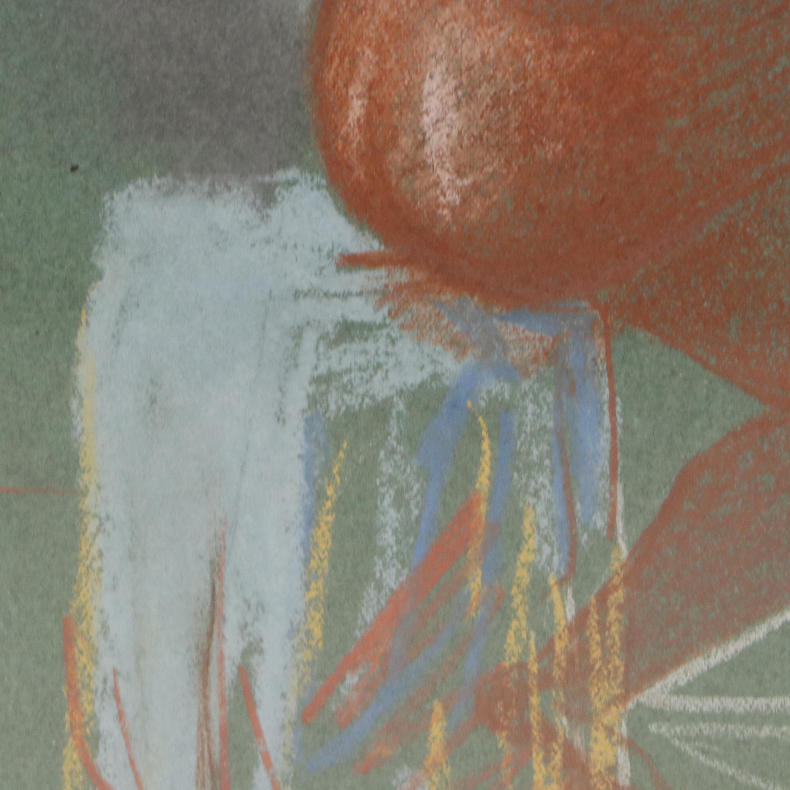 Pere Pruna O'Ceráns Pastel Drawing of Seated Female Nude, 1926