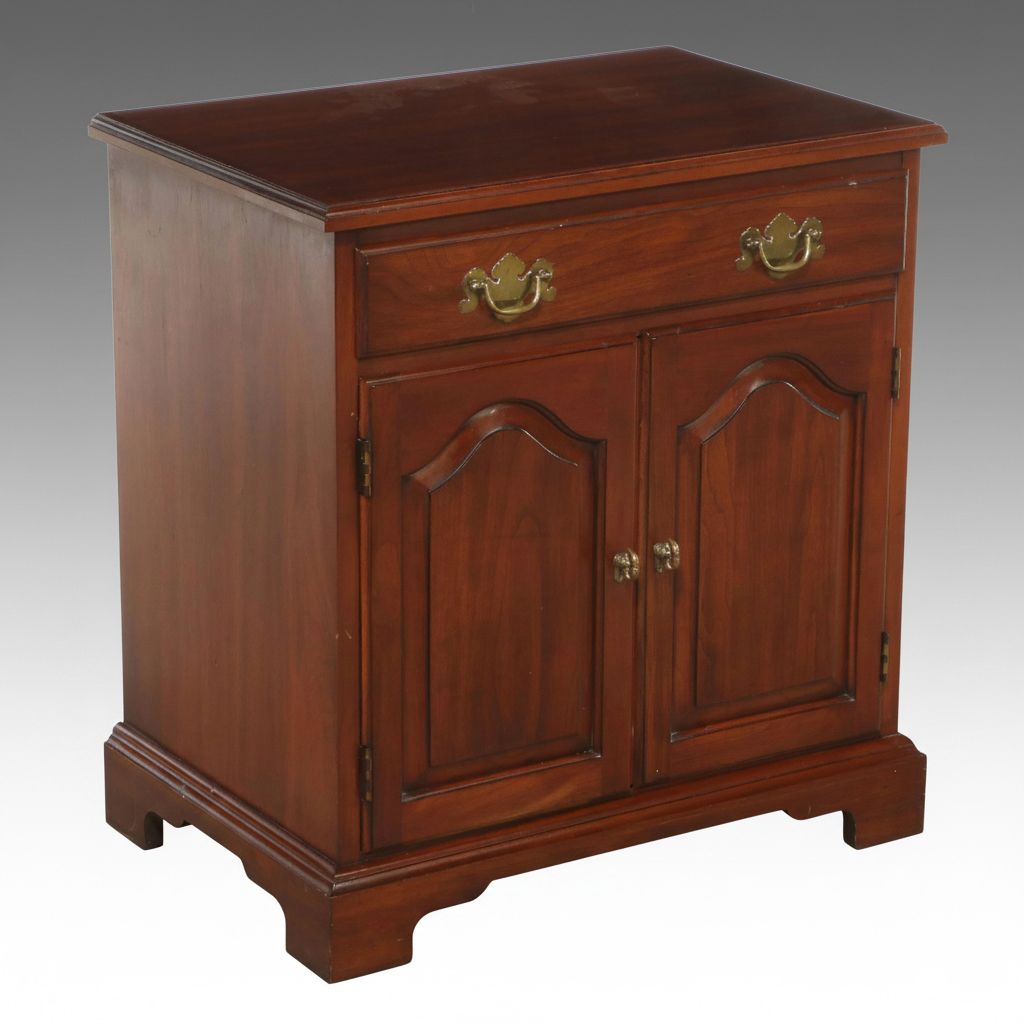 Virginia Galleries by Henkel-Harris Georgian Style Wild Black Cherry Commode