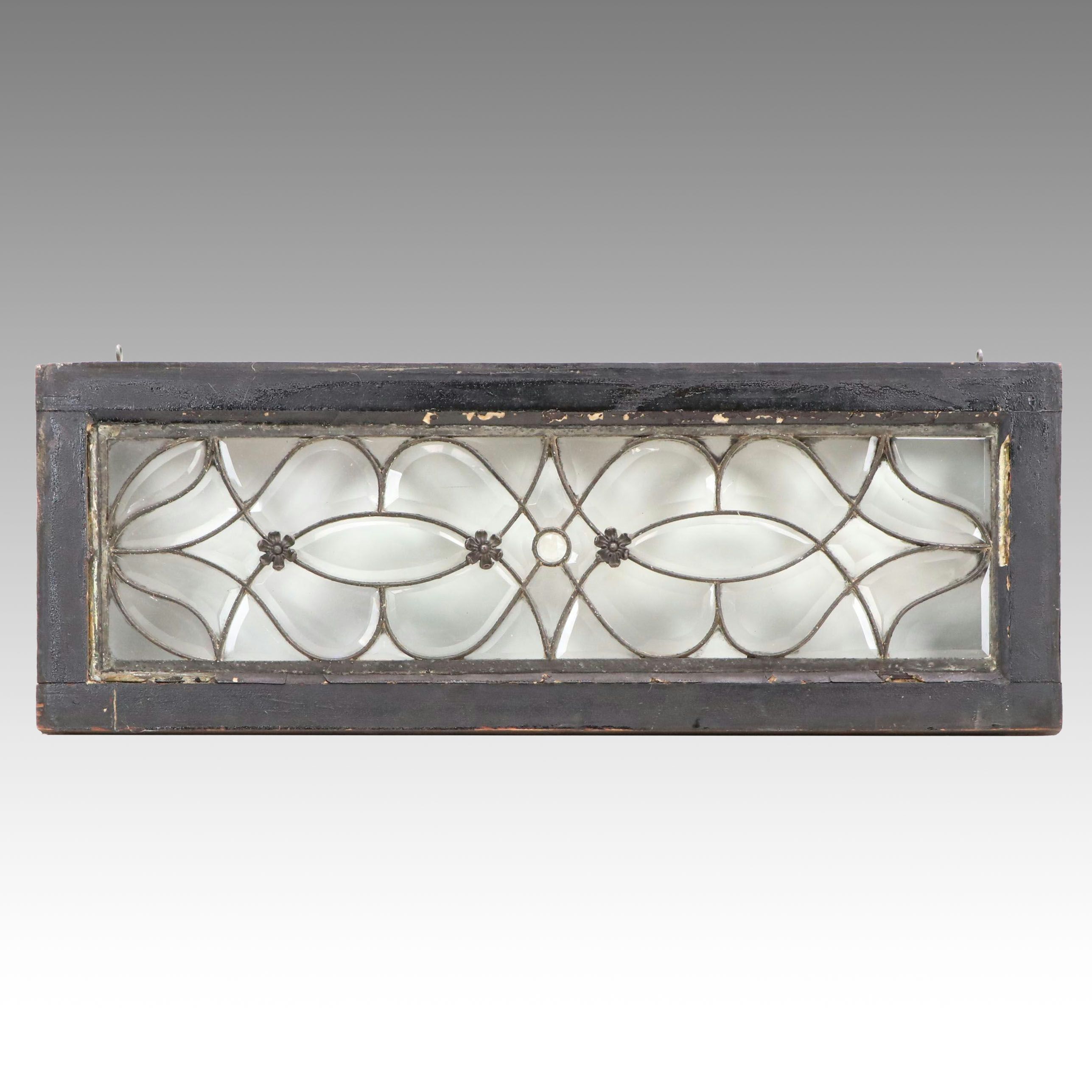 Beveled Glass Window Panel