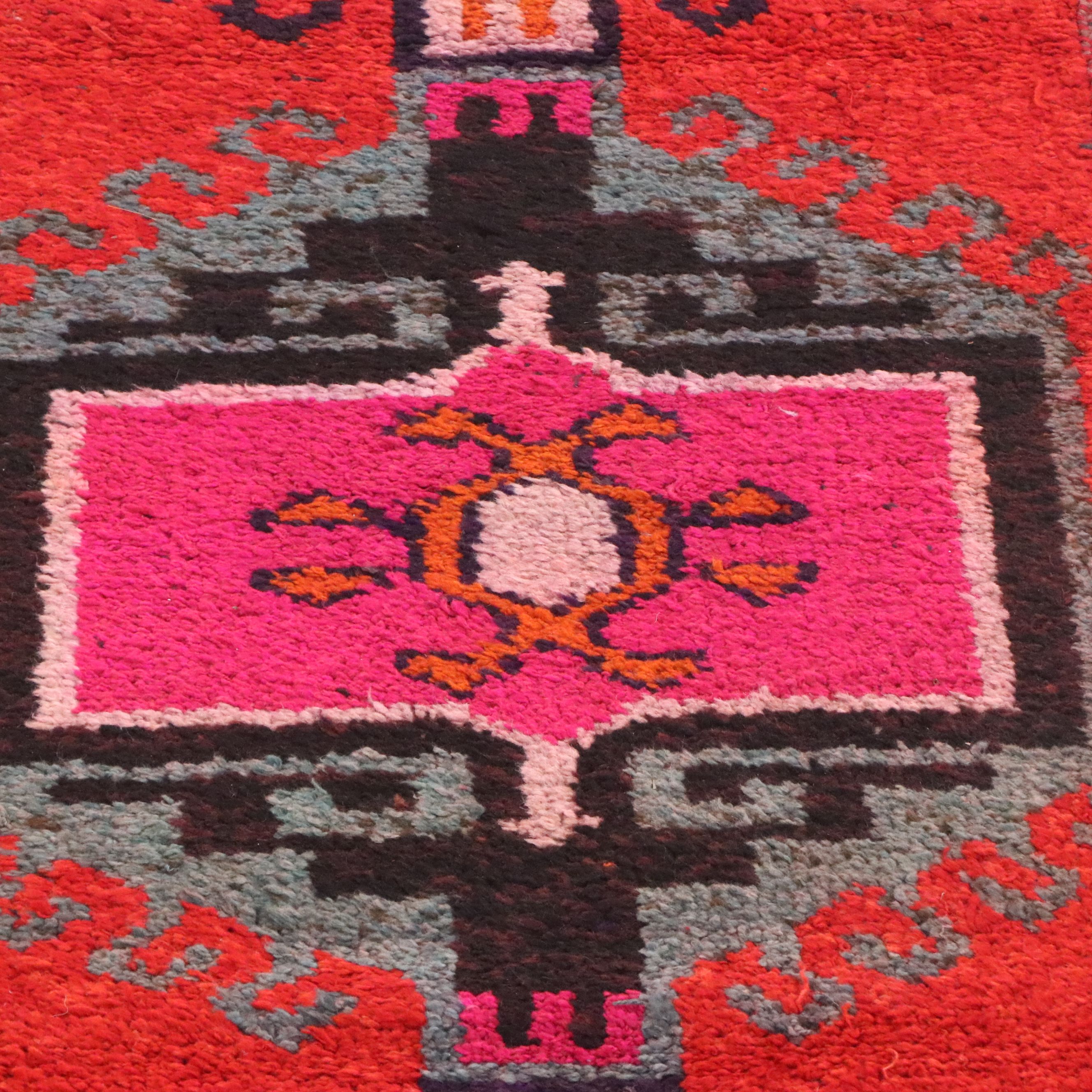 3'2 x 10'11 Hand-Knotted Turkish Village Long Rug