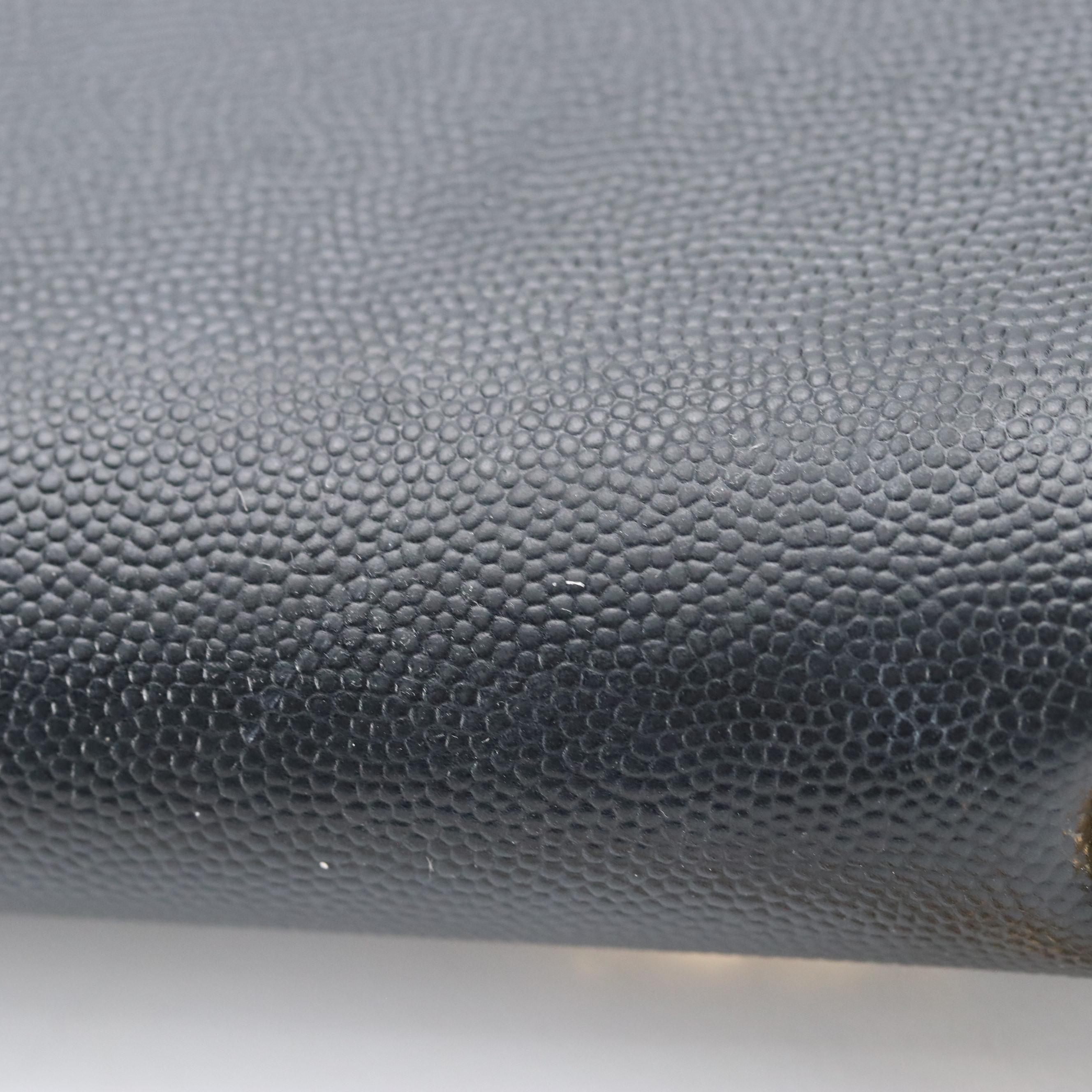 Saint Laurent Kate Crossbody Bag in Black Grain De Poudre Calfskin Leather