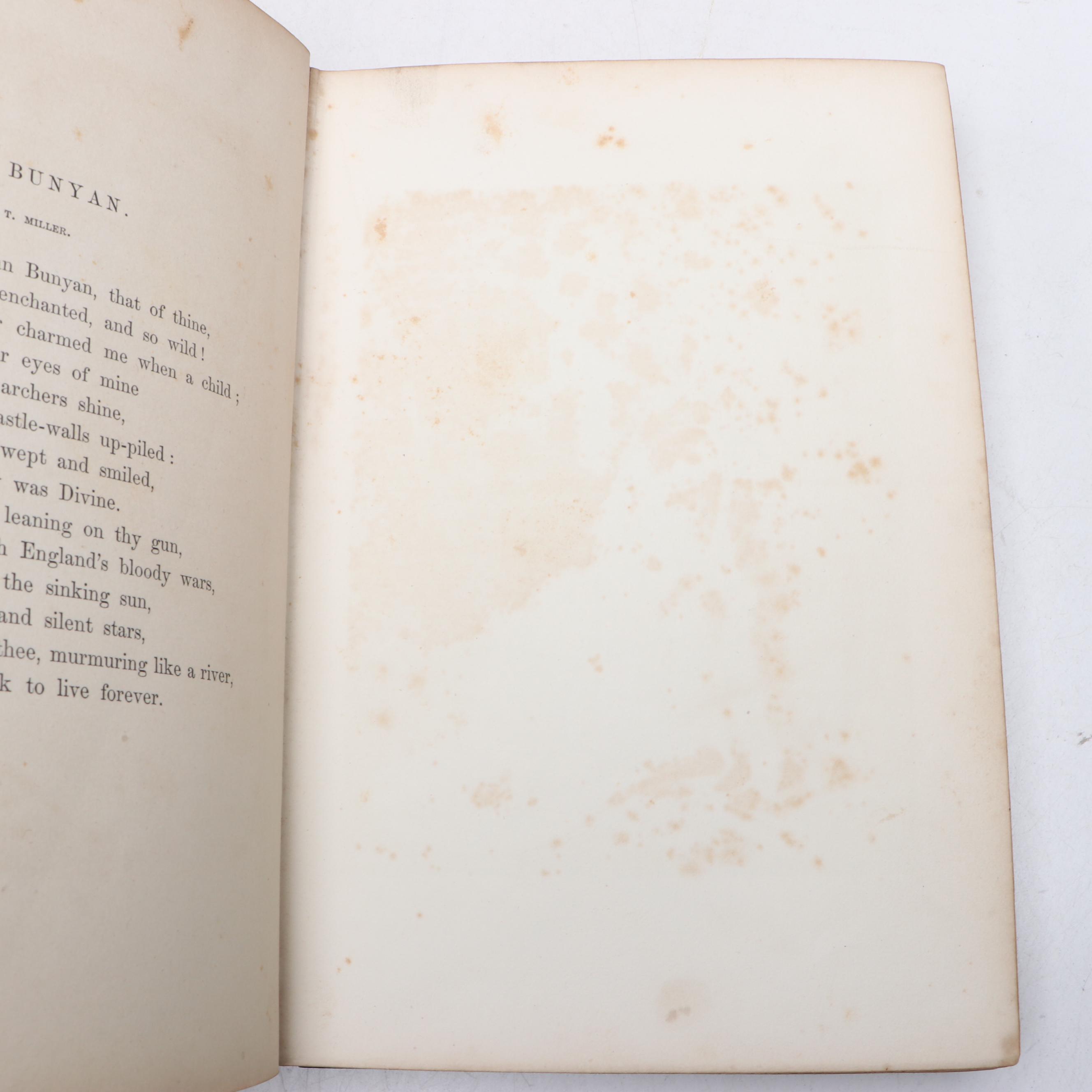 Mother-of-Pearl Inlay Leather Bound "Leaflets of Memory: An Illuminated Annual"