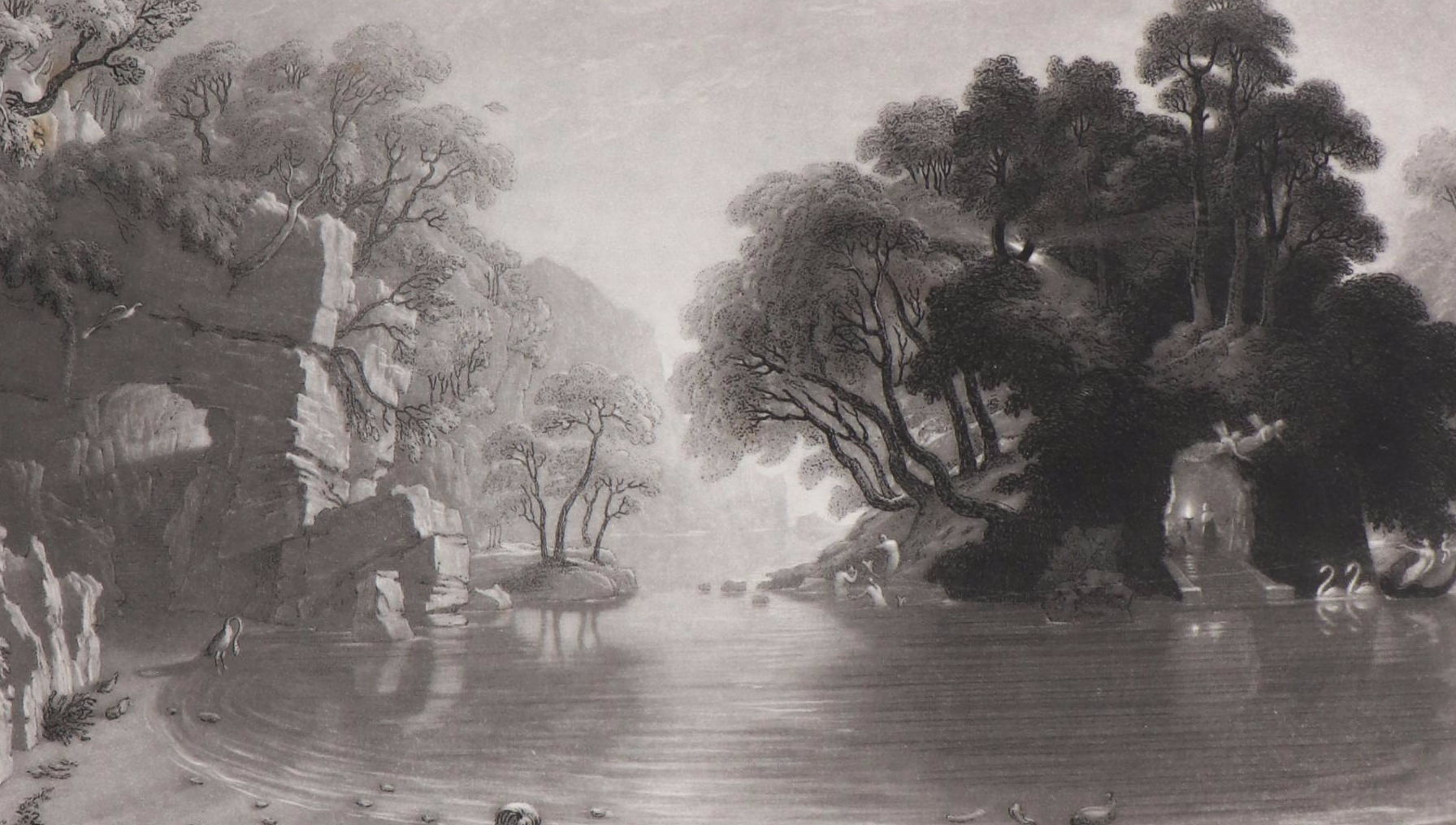 Mother-of-Pearl Inlay Leather Bound "Leaflets of Memory: An Illuminated Annual"