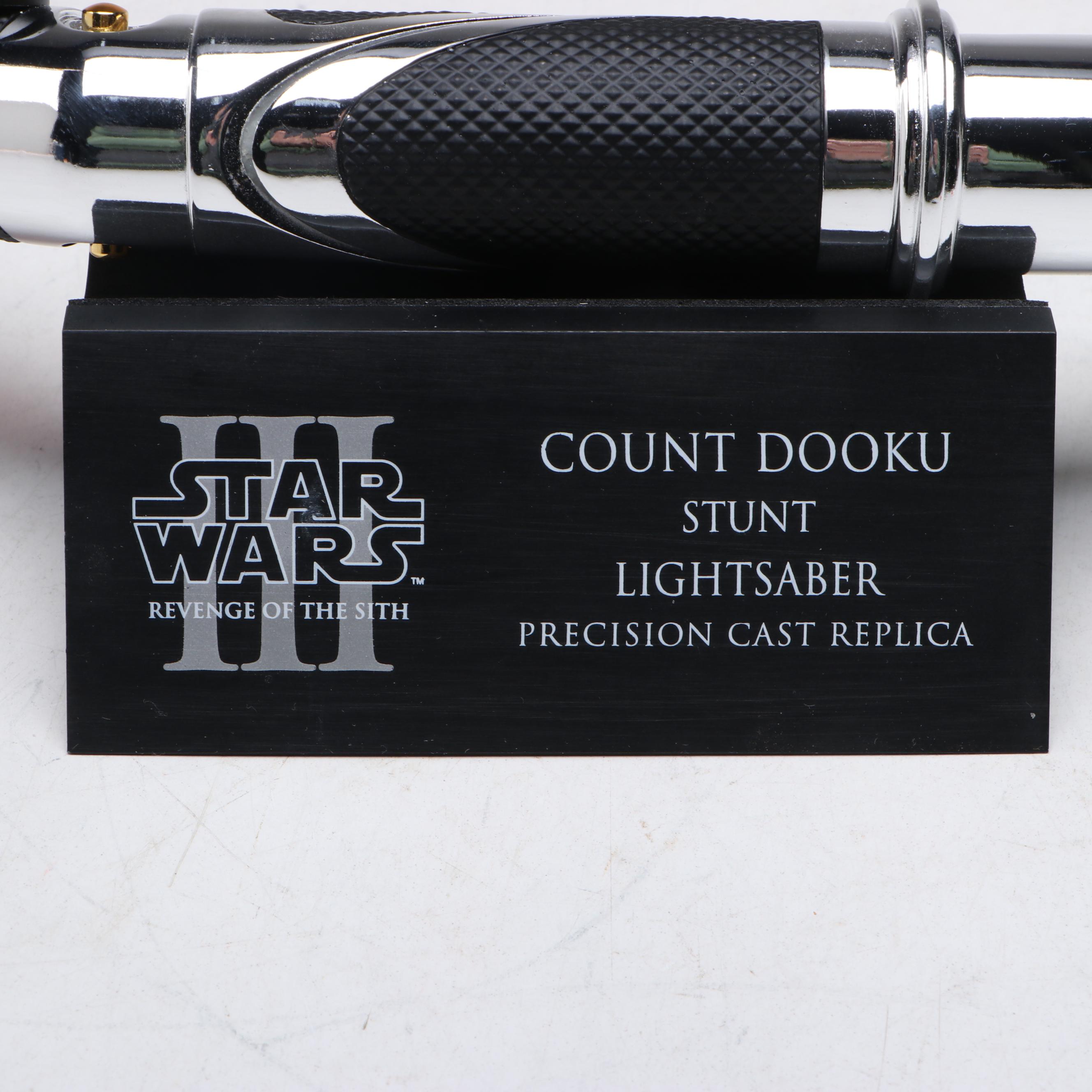 "Star Wars: Revenge of the Sith" Count Dooku Stunt Lightsaber Replica