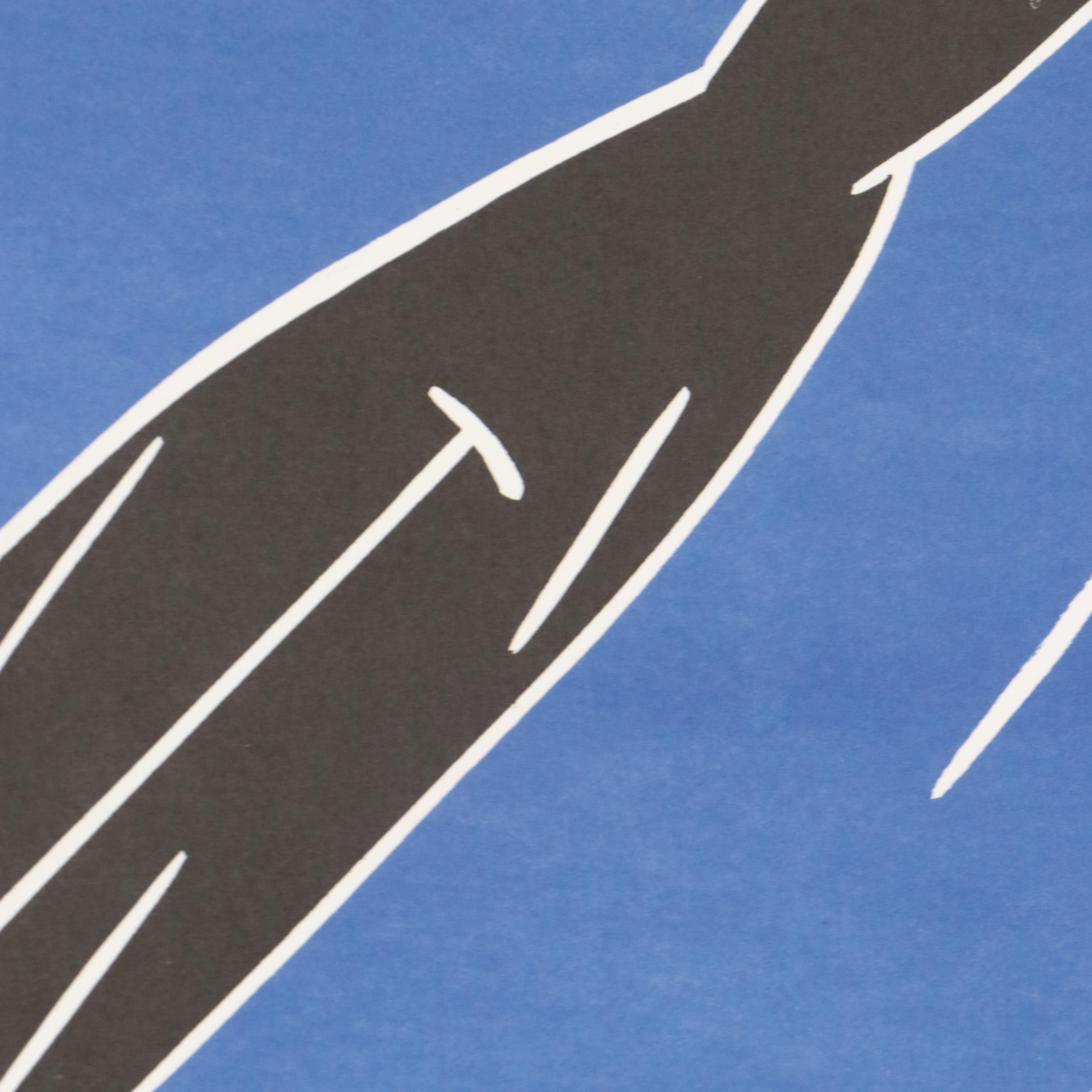 Galerie Adrien Maeght Aki Kuroda Linocuts Exhibition Poster, 1985