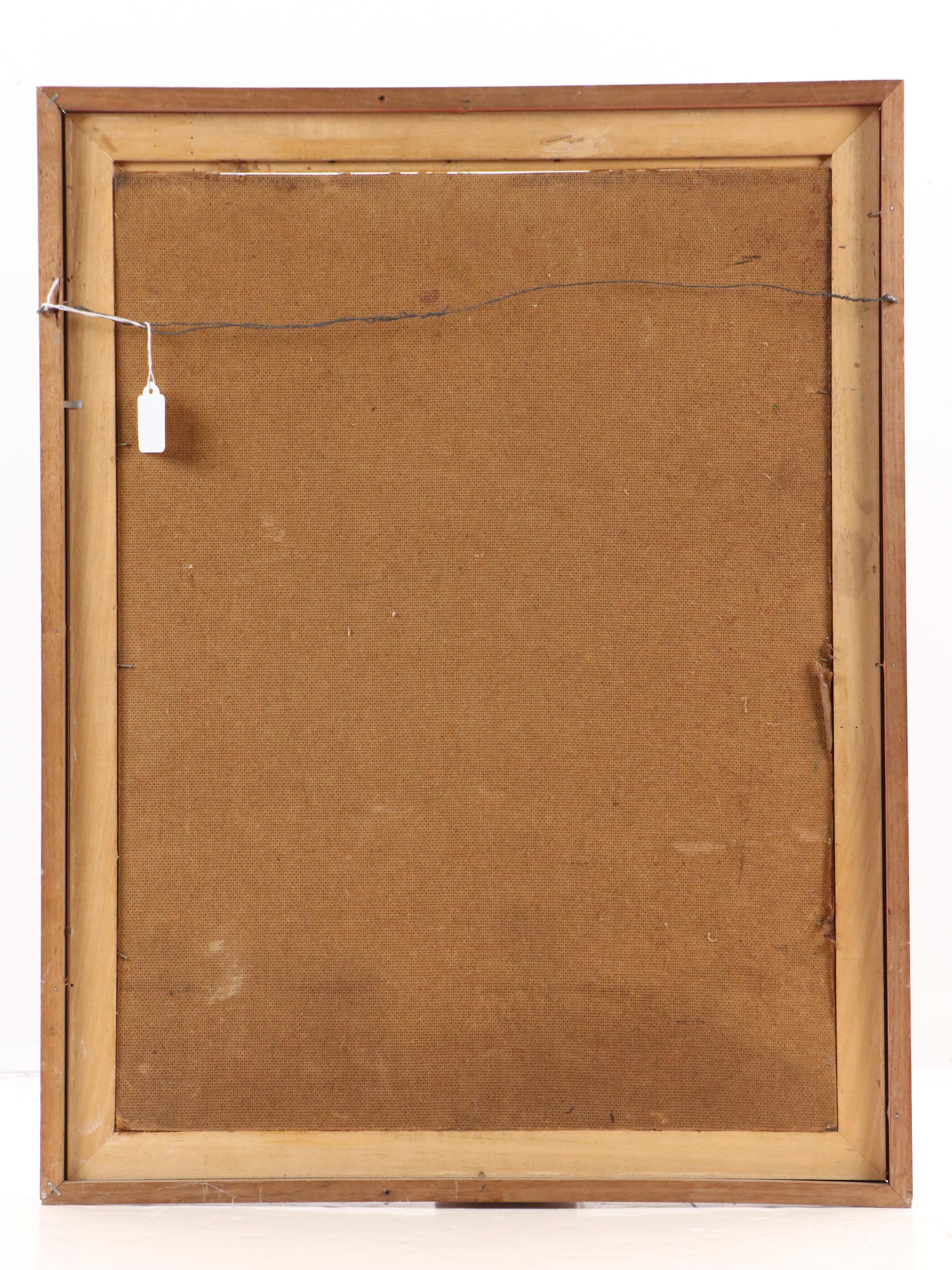 Abstract Expressionistic Floral Still Life, Late 20th Century