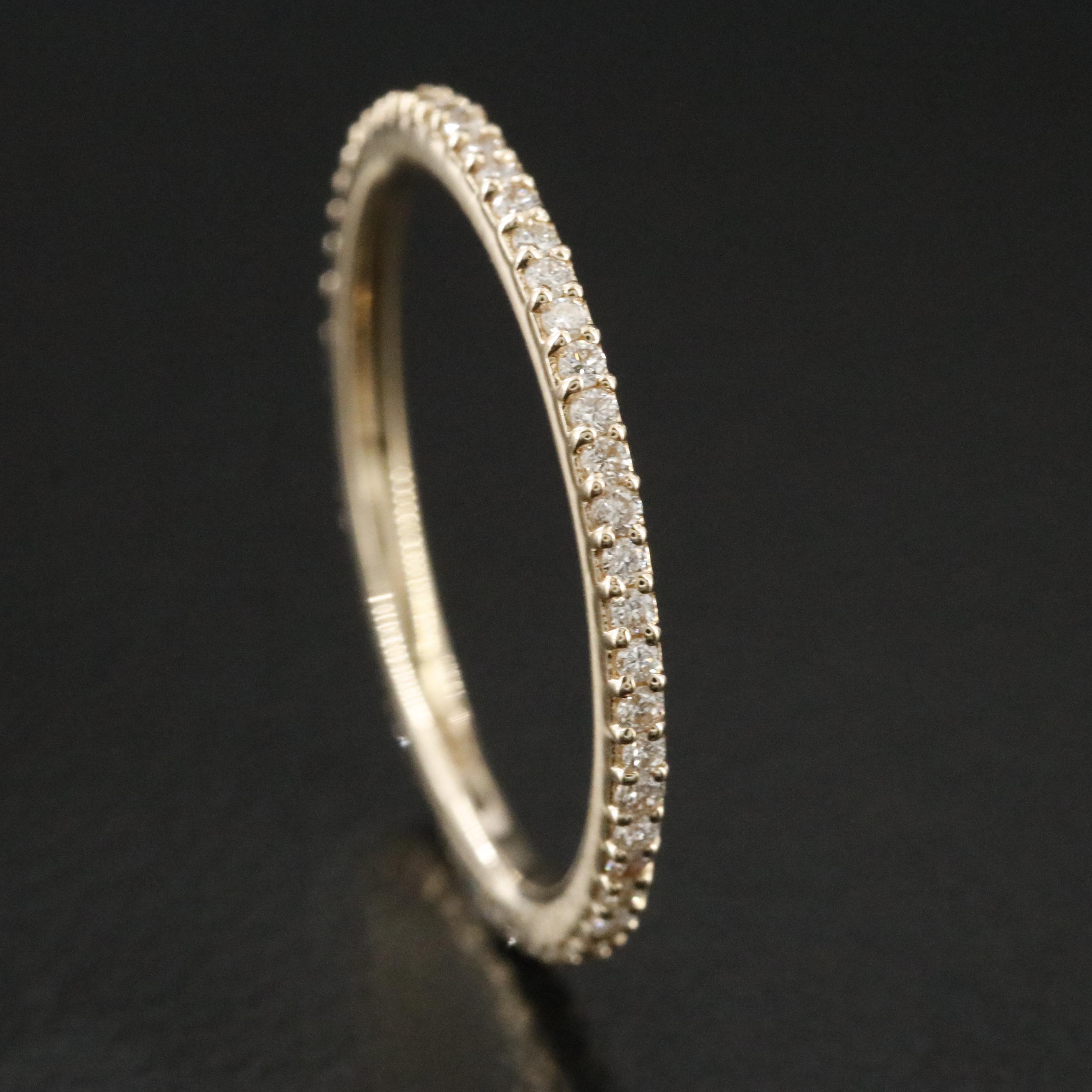 14K 0.41 CTW Diamond Eternity Band