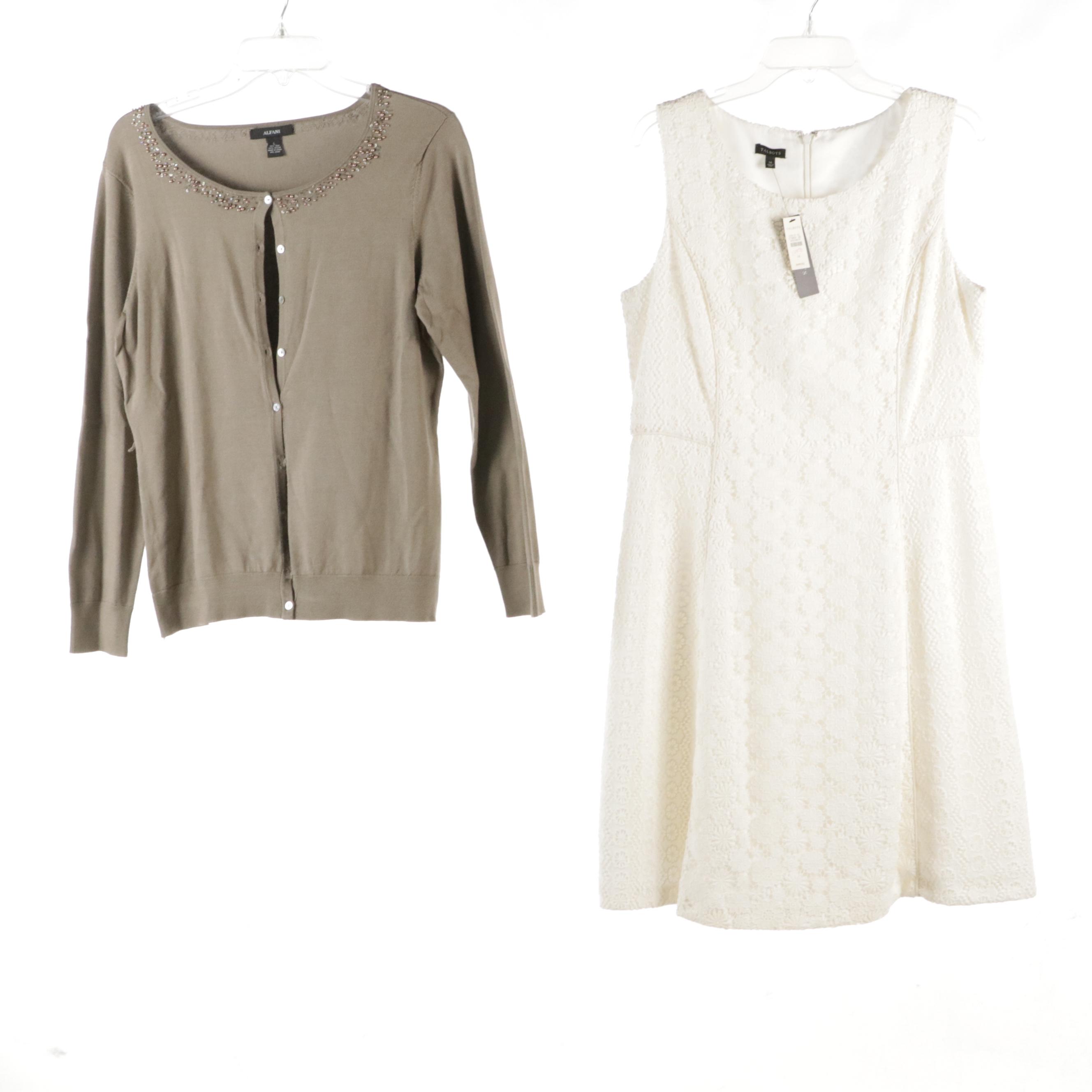 Calvin Klein Trench, Talbots Sleeveless Dress, Alfani, Athleta & INC Separates