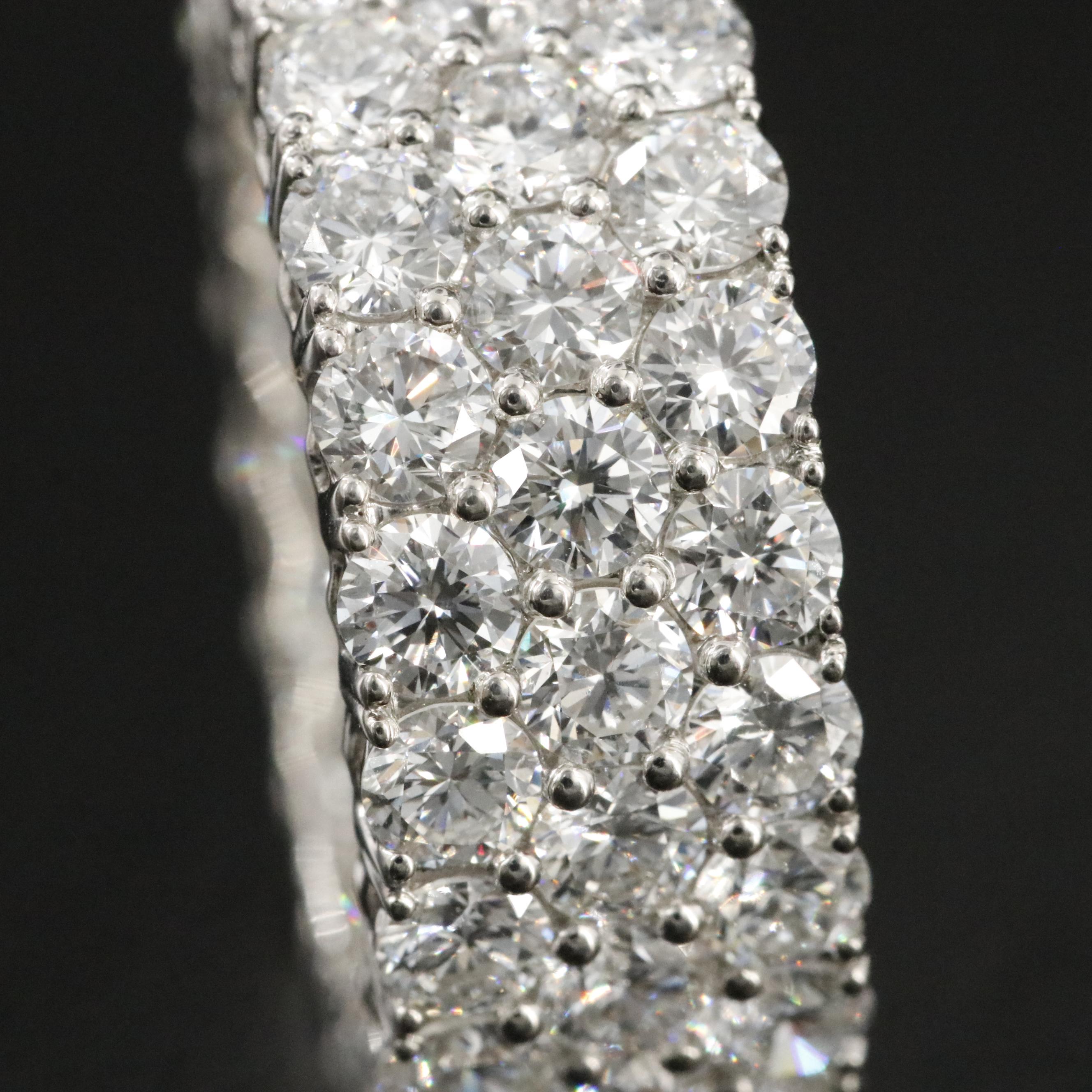 Platinum 7.53 CTW Lab Grown Diamond Eternity Band